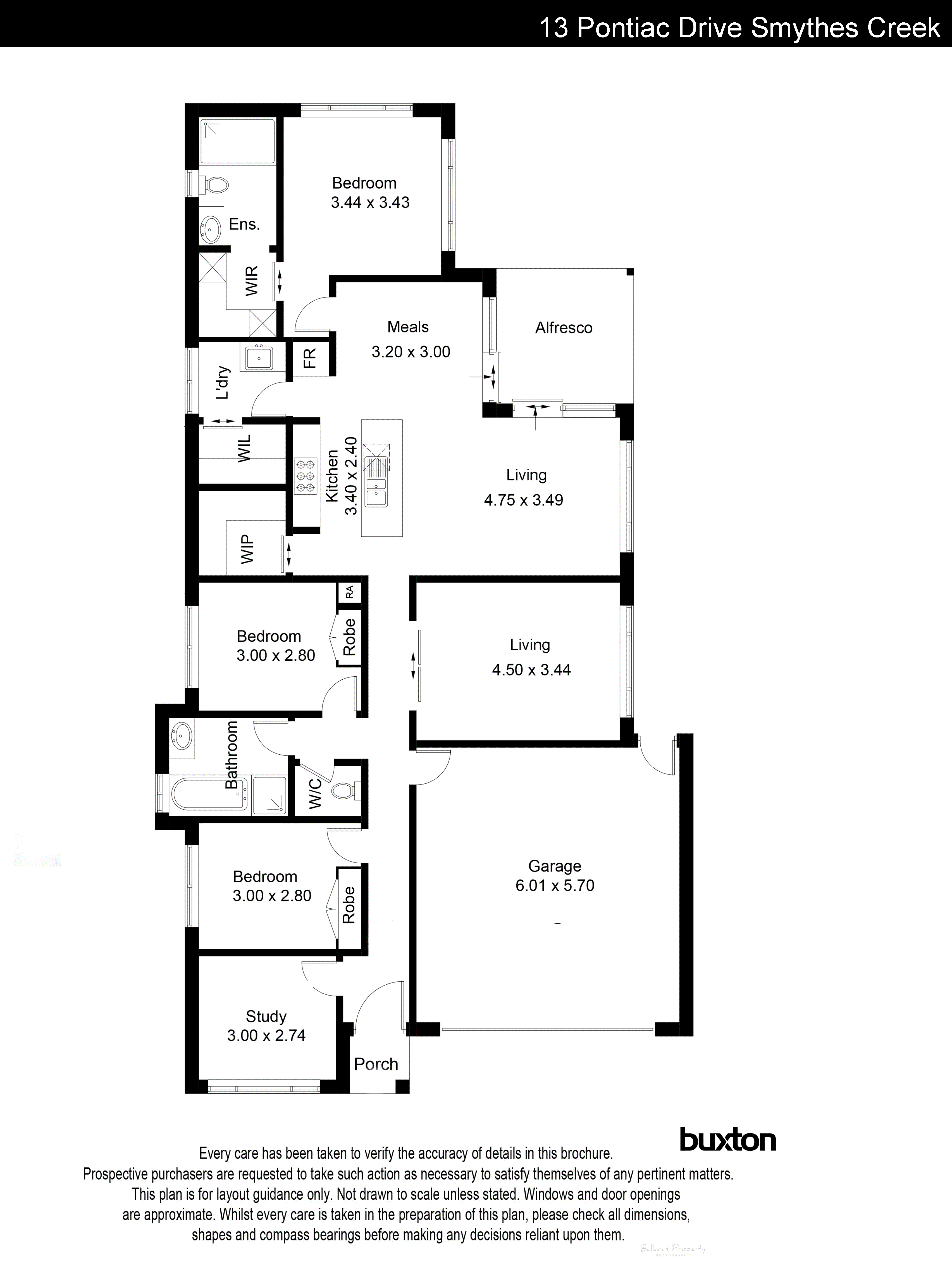 13 Pontiac Drive, Smythes Creek VIC 3351 - Floorplan