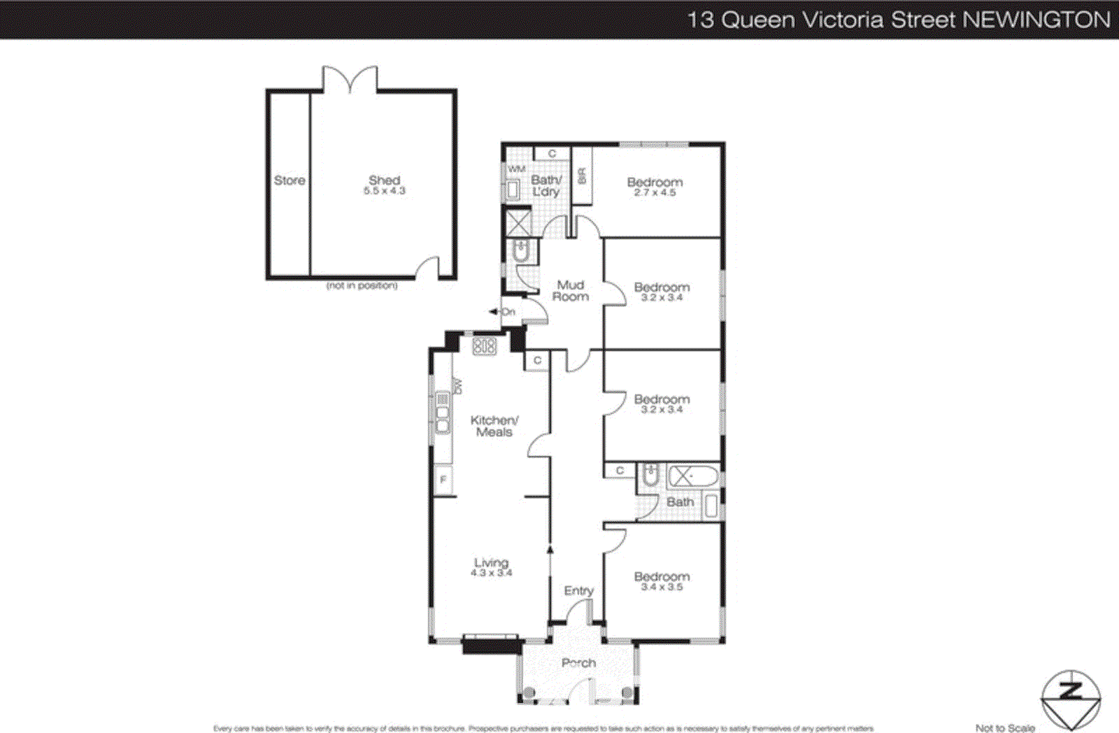 13 Queen Victoria Street, Newington VIC 3350 - Floorplan