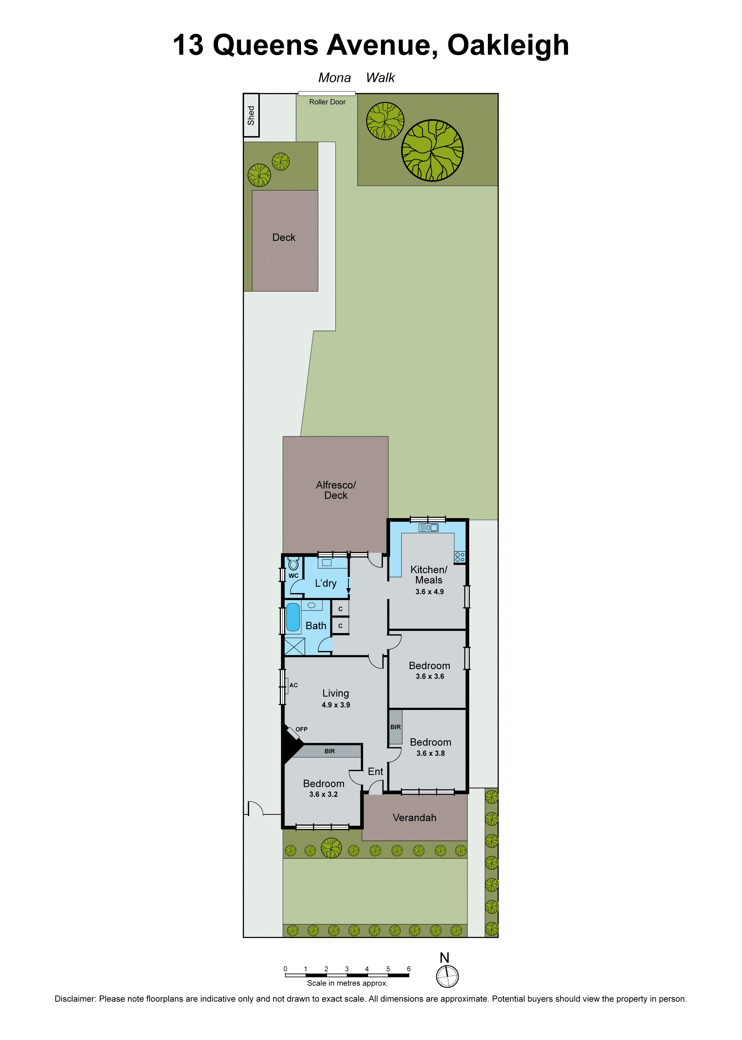 13 Queens Avenue, Oakleigh VIC 3166 - Floorplan