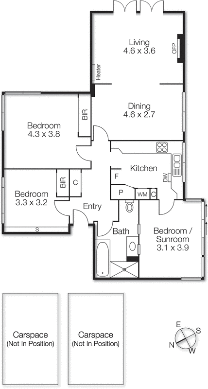 1/3 Railway Avenue, Brighton VIC 3186 - Floorplan