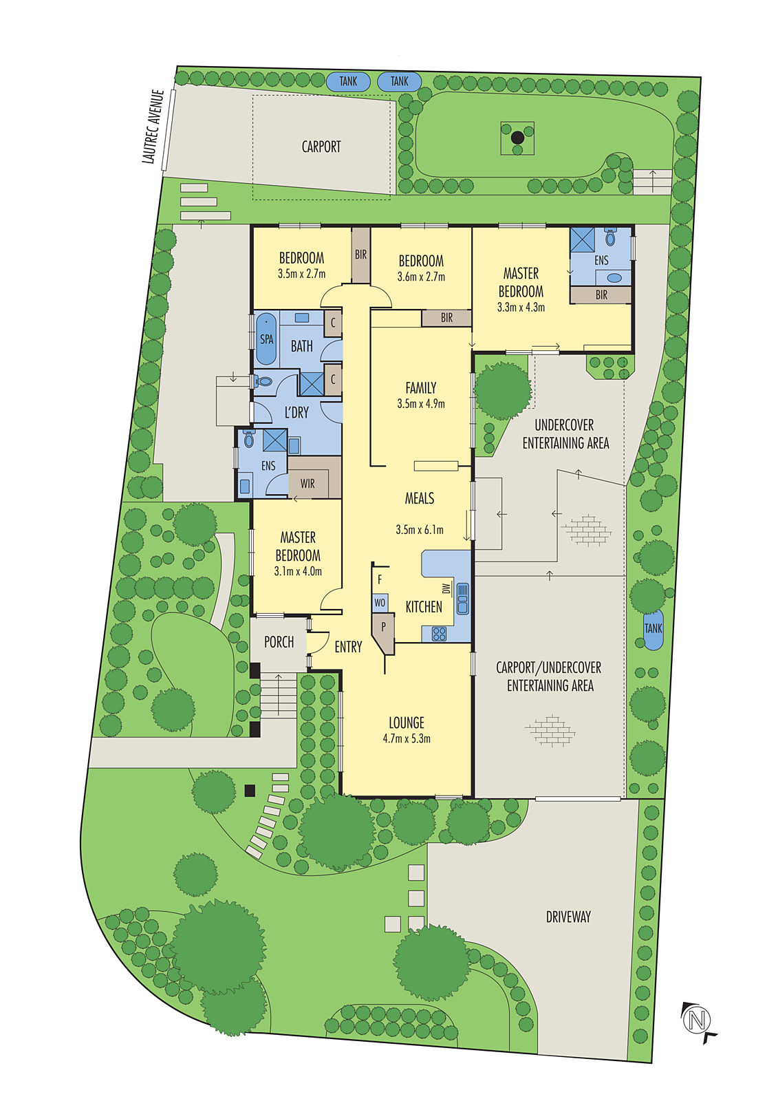 13 Raphael Drive, Wheelers Hill VIC 3150 - Floorplan