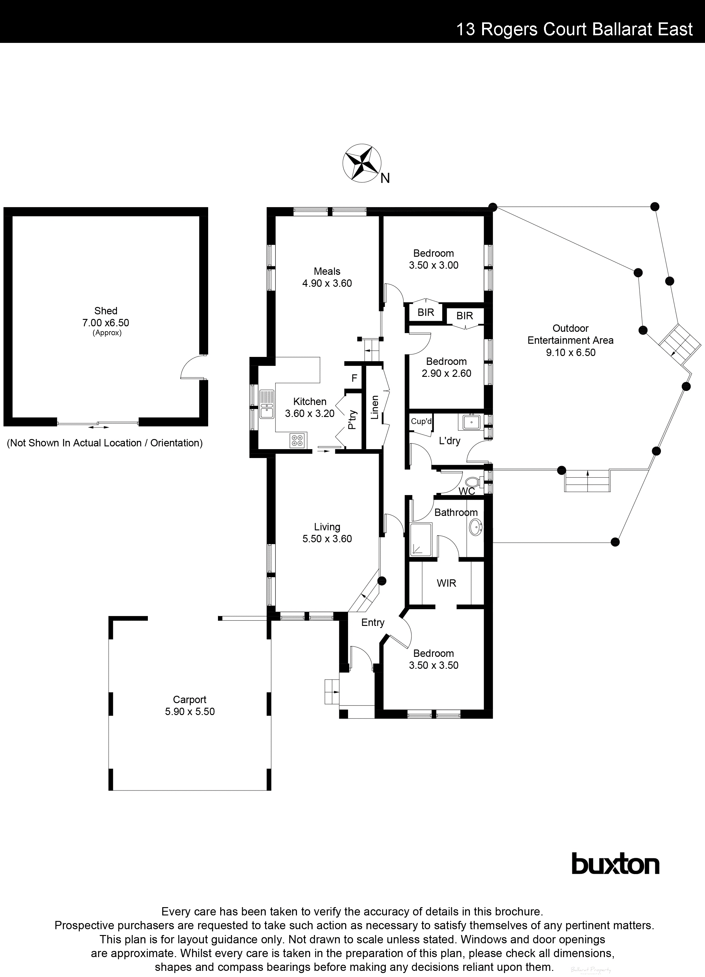 13 Rogers Court, Ballarat East VIC 3350 - Floorplan