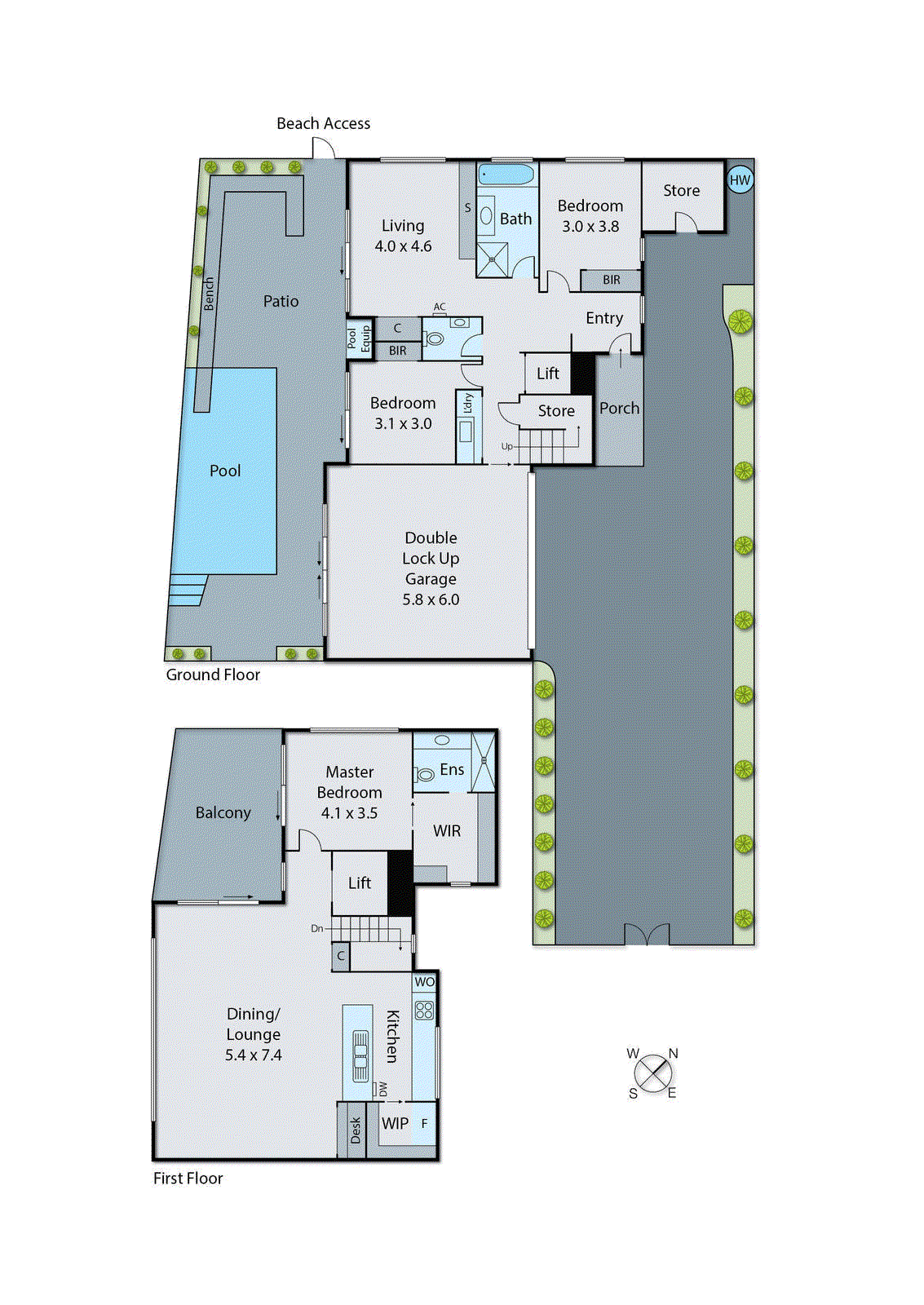 13 Roseberry Avenue, Chelsea VIC 3196 - Floorplan