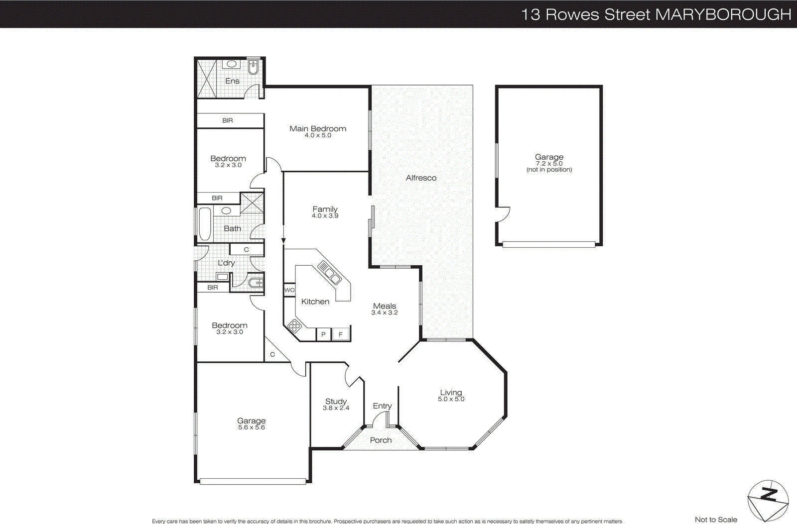 13 Rowles Drive, Maryborough VIC 3465 - Floorplan