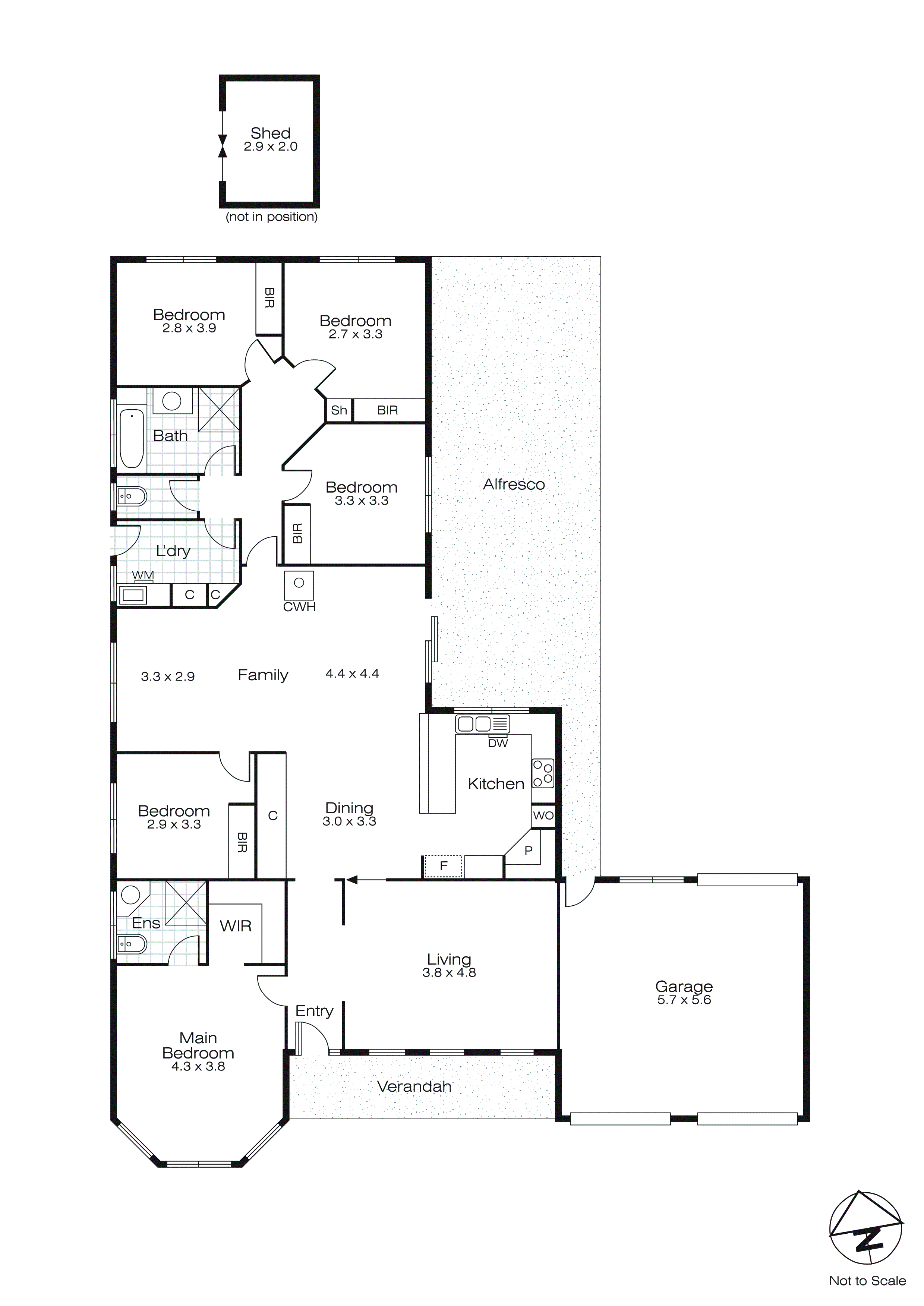 13 Shari Drive, Delacombe VIC 3356 - Floorplan