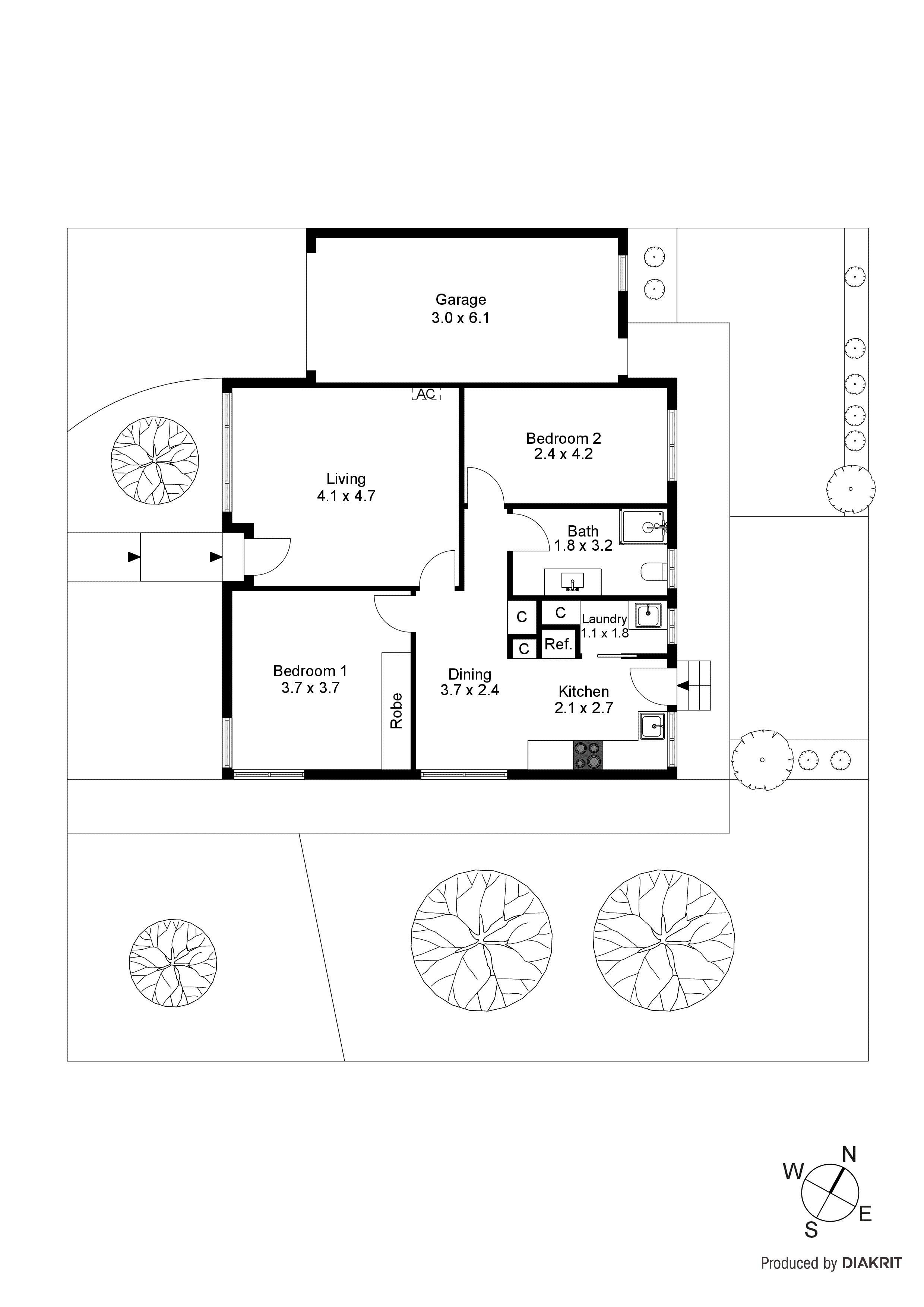 1/3 Sherwood Avenue, Chelsea VIC 3196 - Floorplan