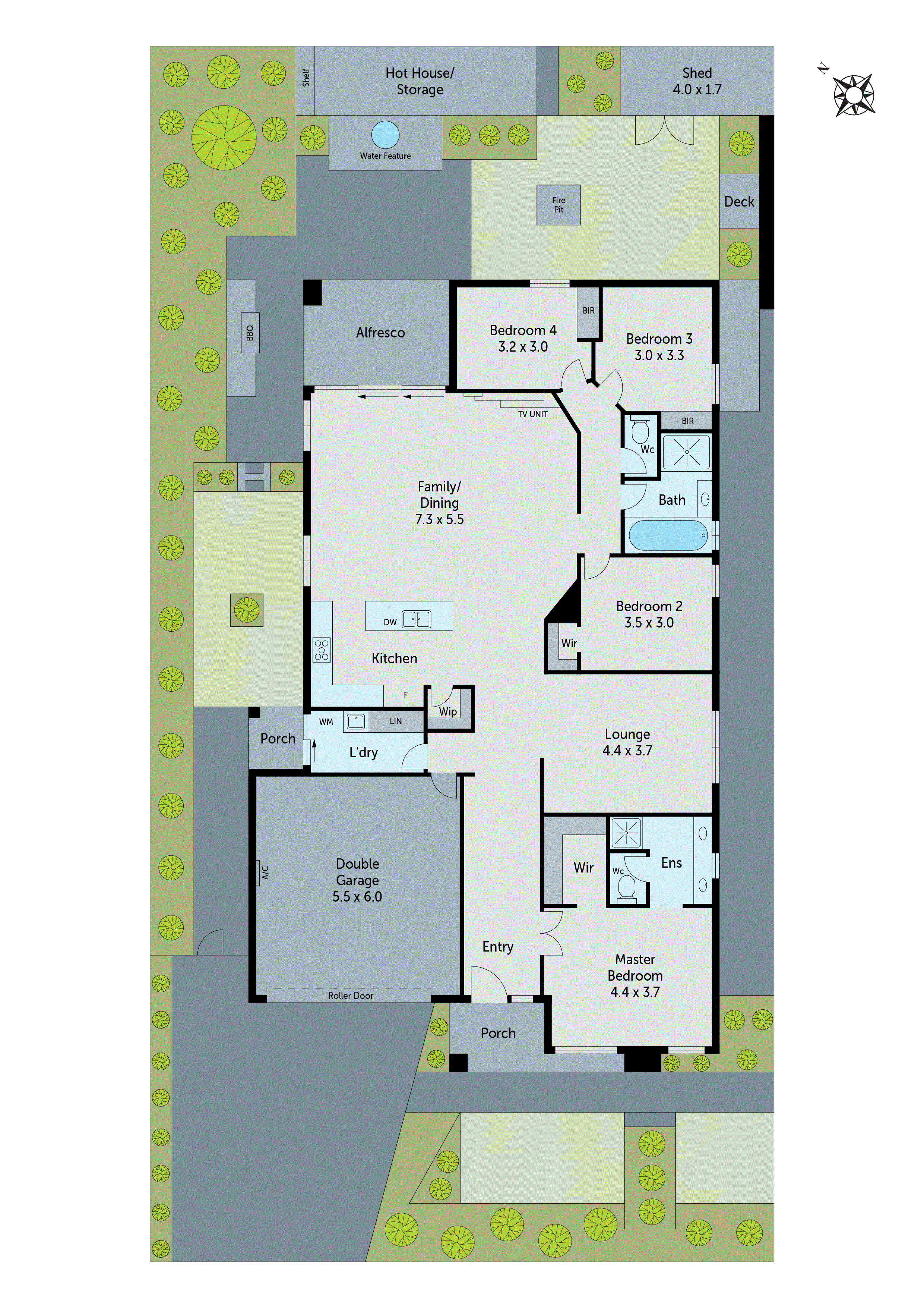 13 Silky Oak Lane, Armstrong Creek VIC 3217 - Floorplan