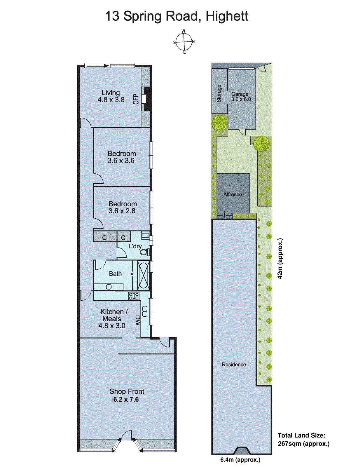 13 Spring Road, Highett VIC 3190 - Floorplan