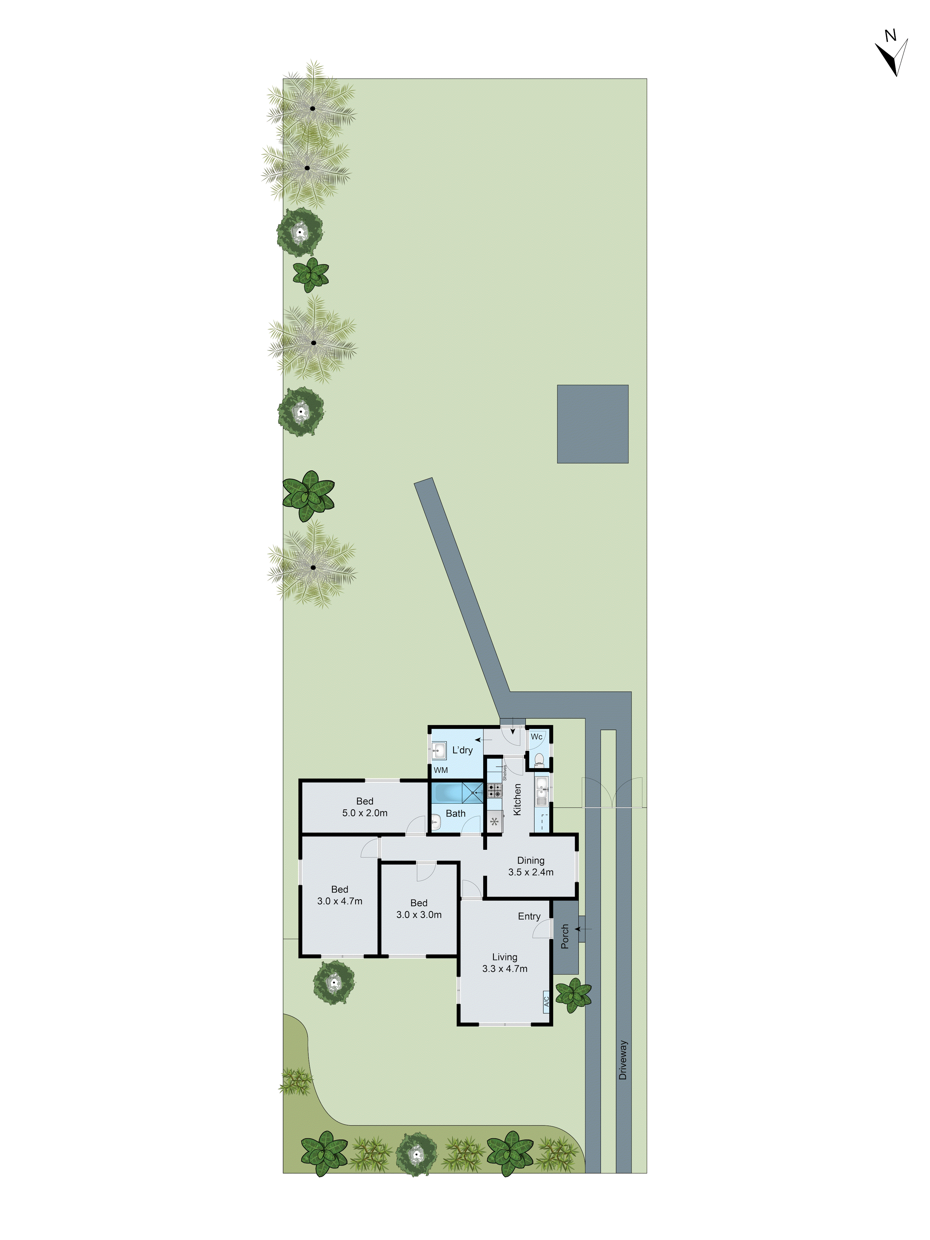 13 Spruhan Avenue, Norlane VIC 3214 - Floorplan