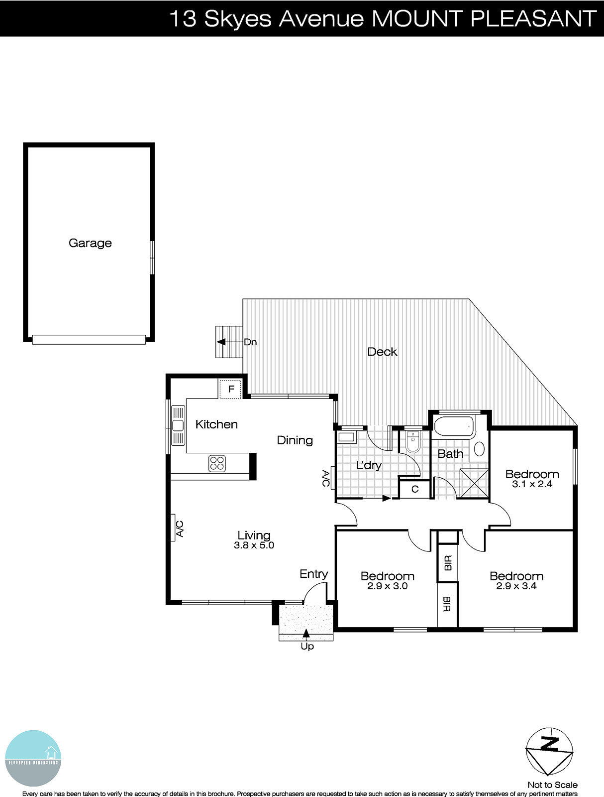 13 Sykes Avenue, Mount Pleasant VIC 3350 - Floorplan