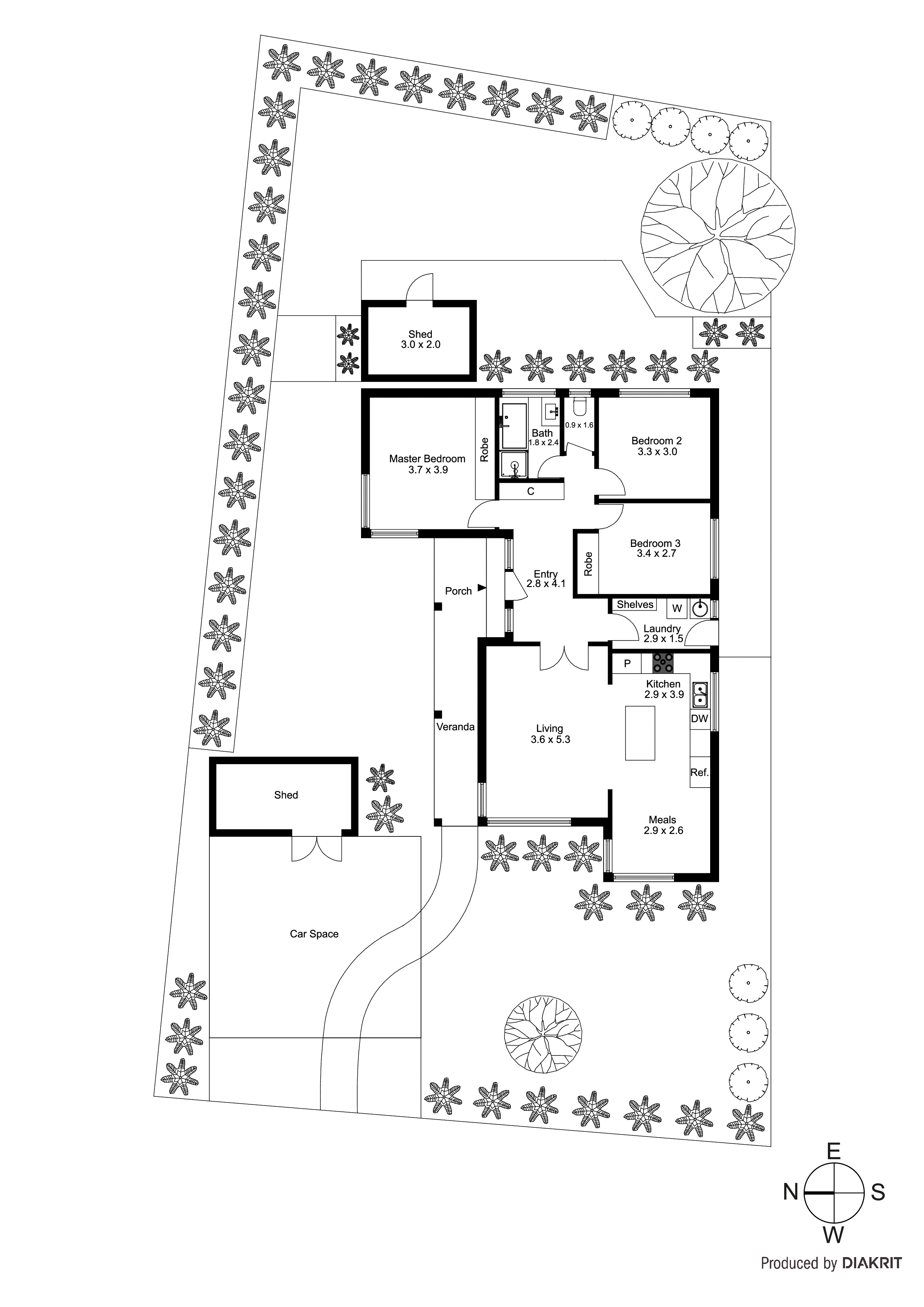 13 Taldra Crescent, Seaford VIC 3198 - Floorplan