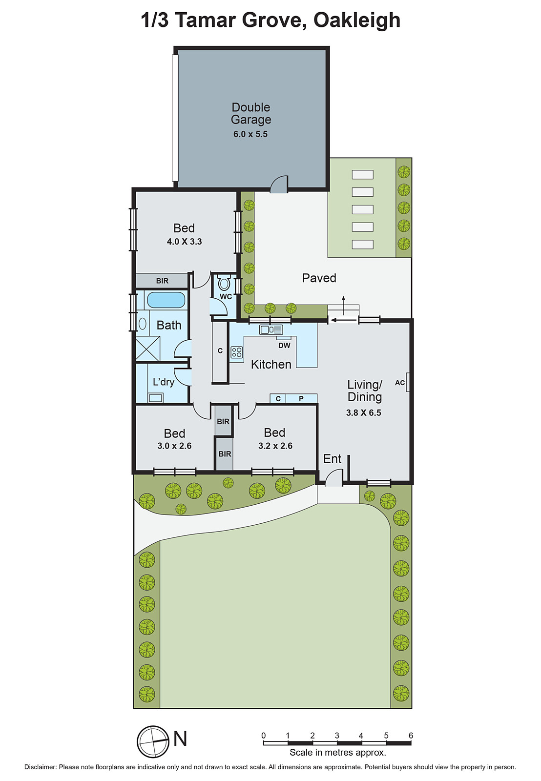 1/3 Tamar Grove, Oakleigh VIC 3166 - Floorplan
