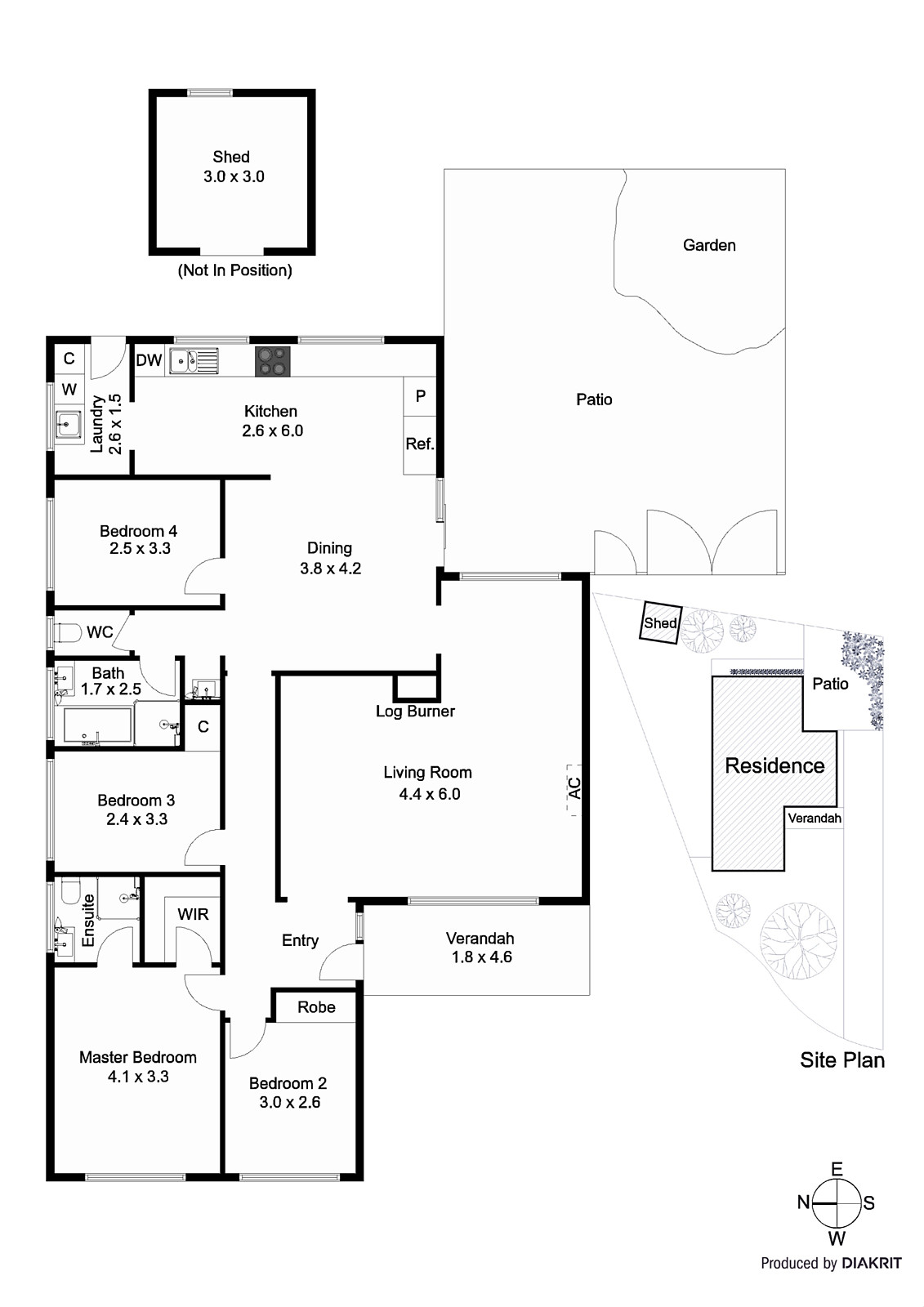 13 Tatyoon Close, Aspendale Gardens VIC 3195 - Floorplan