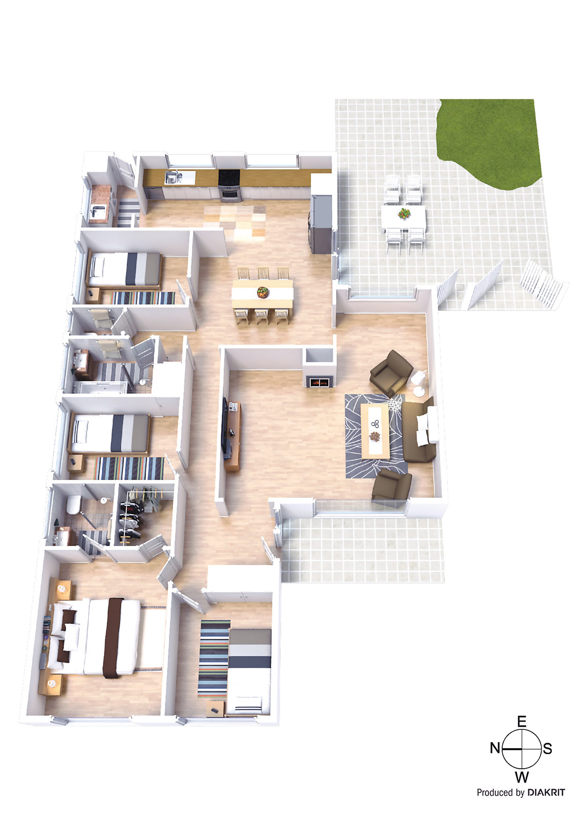 13 Tatyoon Close, Aspendale Gardens VIC 3195 - Floorplan
