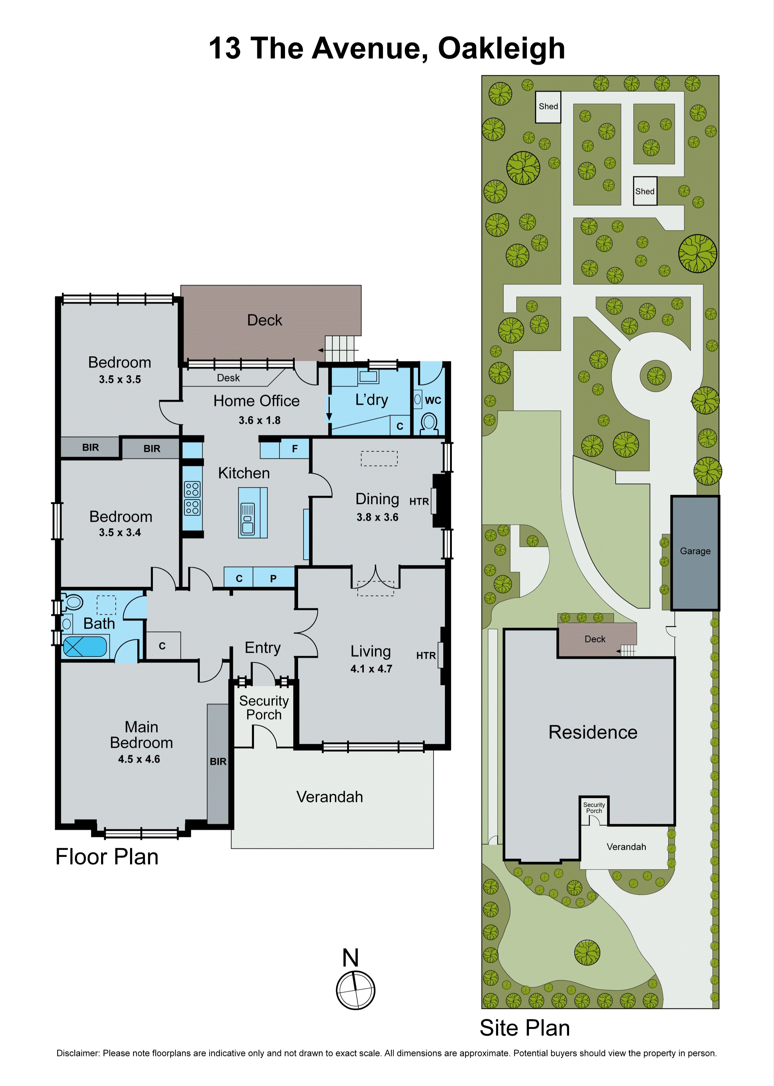 13 The Avenue, Oakleigh VIC 3166 - Floorplan