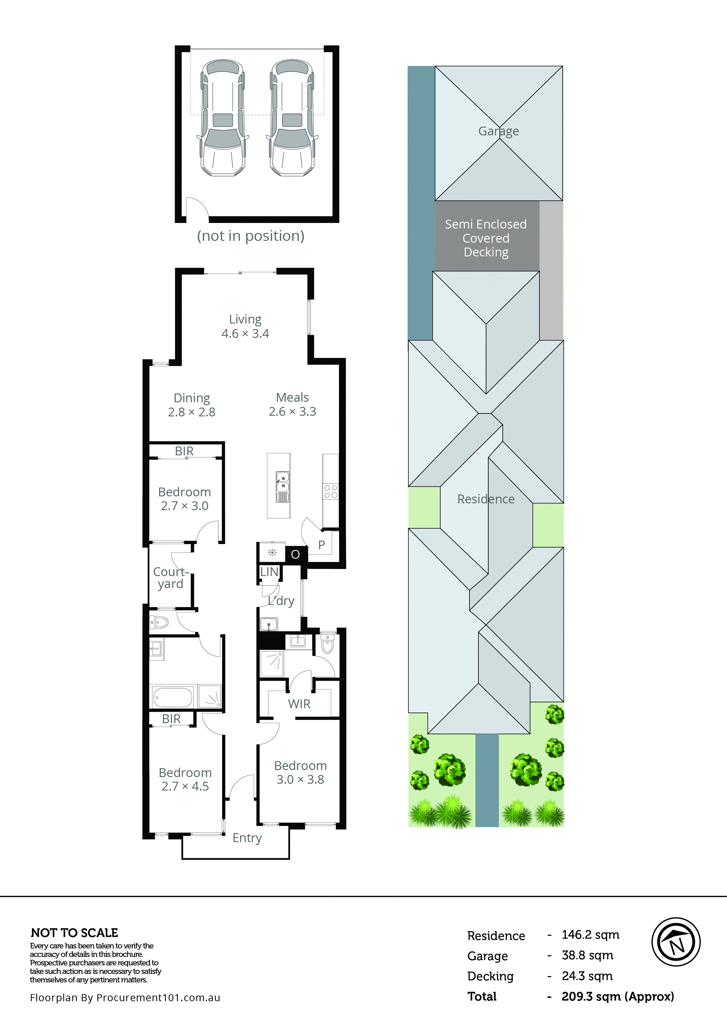 13 Trafalgar Walk, Keysborough VIC 3173 - Floorplan