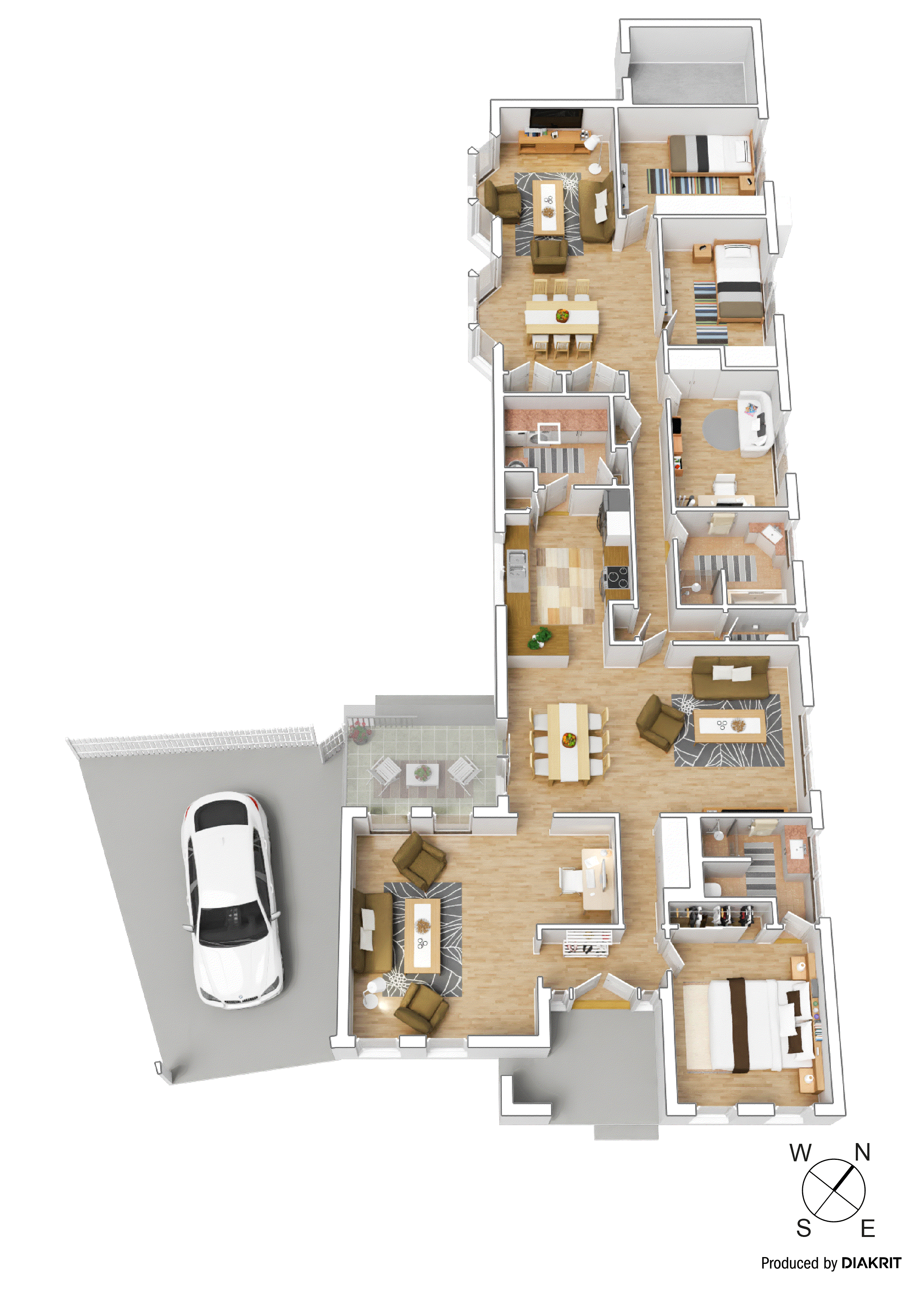 13 Vanessa Crescent, Wheelers Hill VIC 3150 - Floorplan