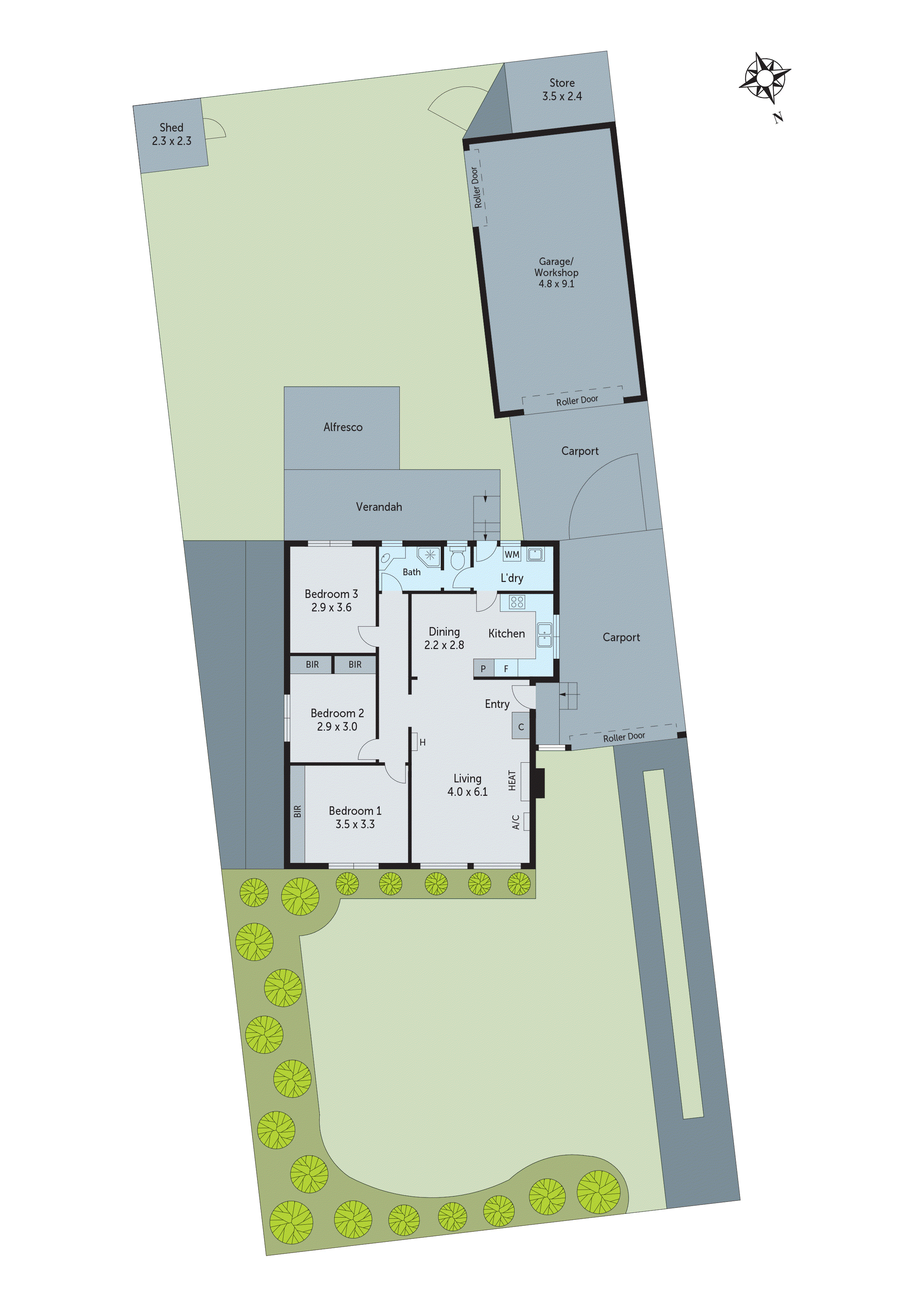 13 Vermont Avenue, Corio VIC 3214 - Floorplan