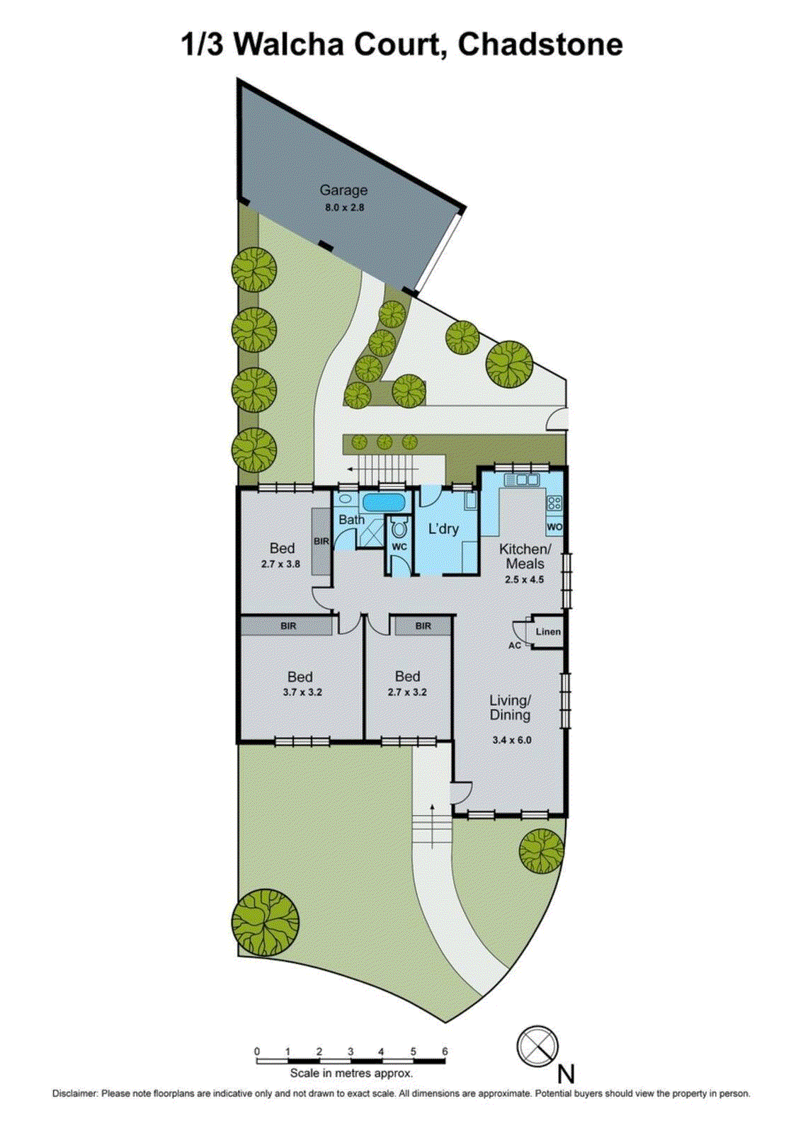 1/3 Walcha Court, Chadstone VIC 3148 - Floorplan