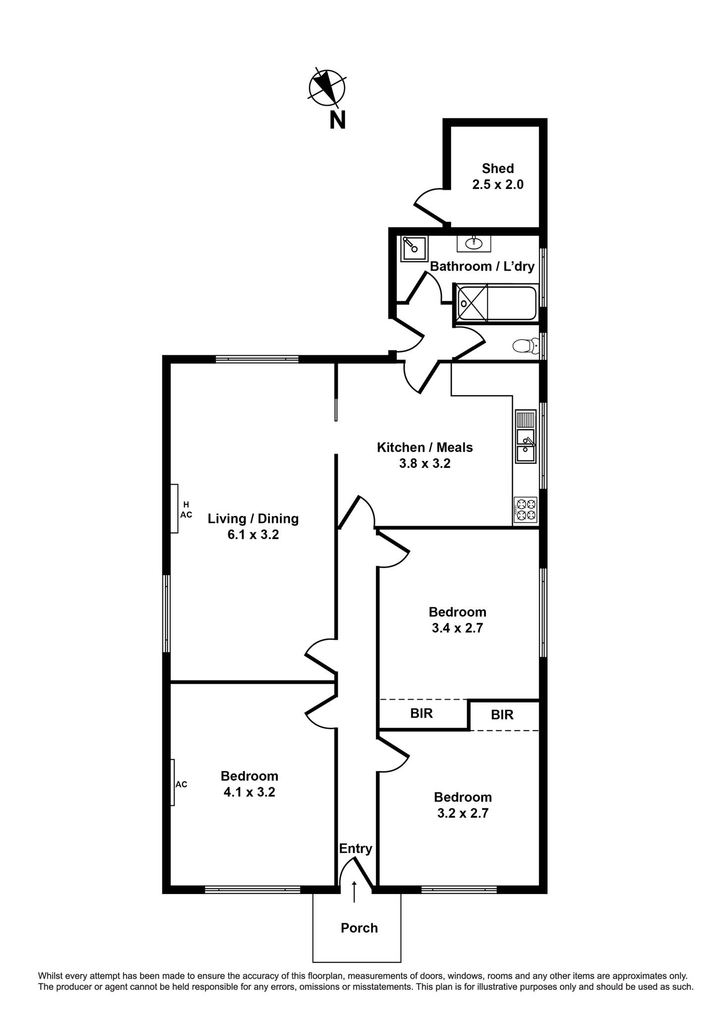 13 Walter Street, SEDDON VIC 3011 - Floorplan
