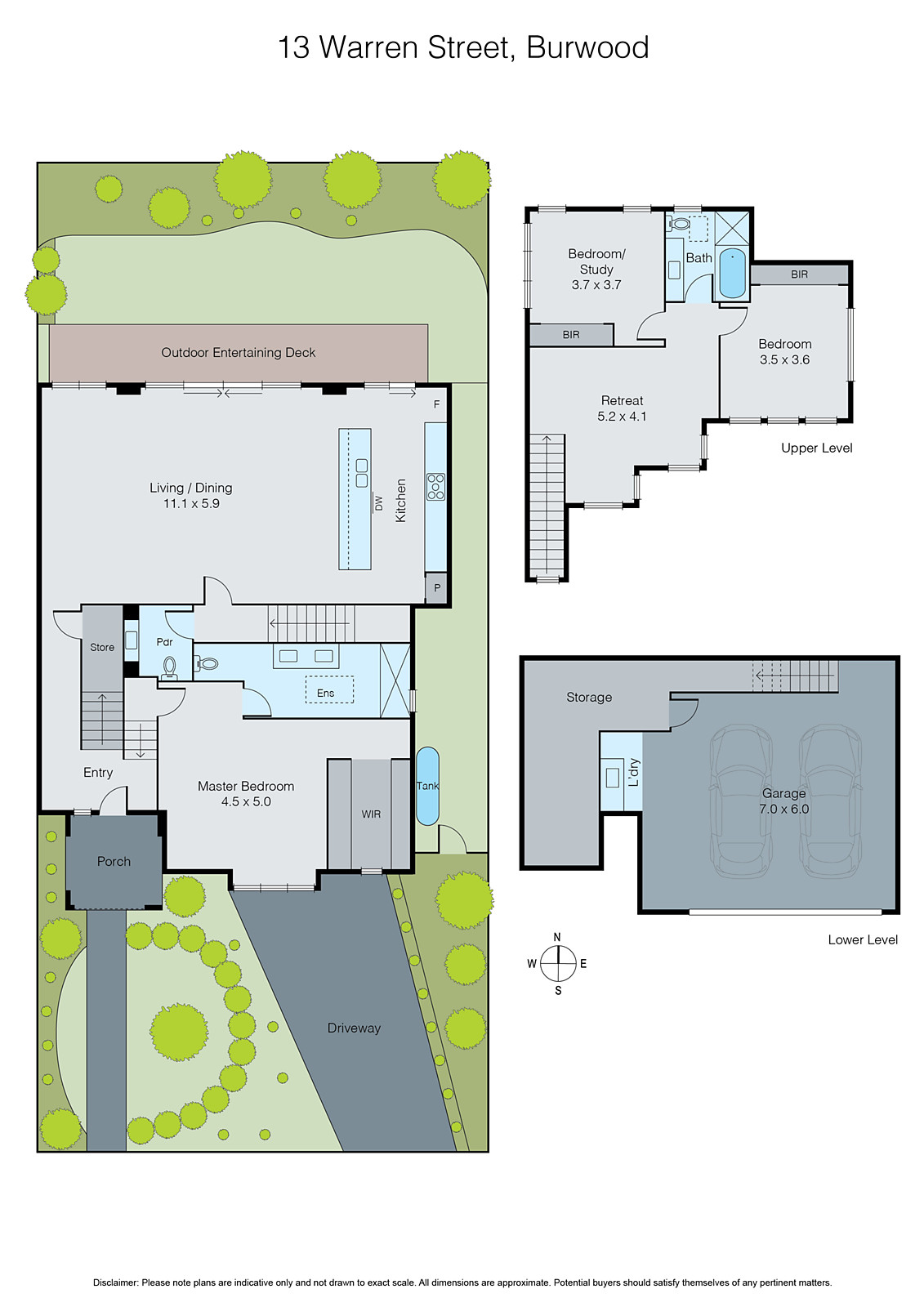 13 Warren Street, Burwood VIC 3125 - Floorplan