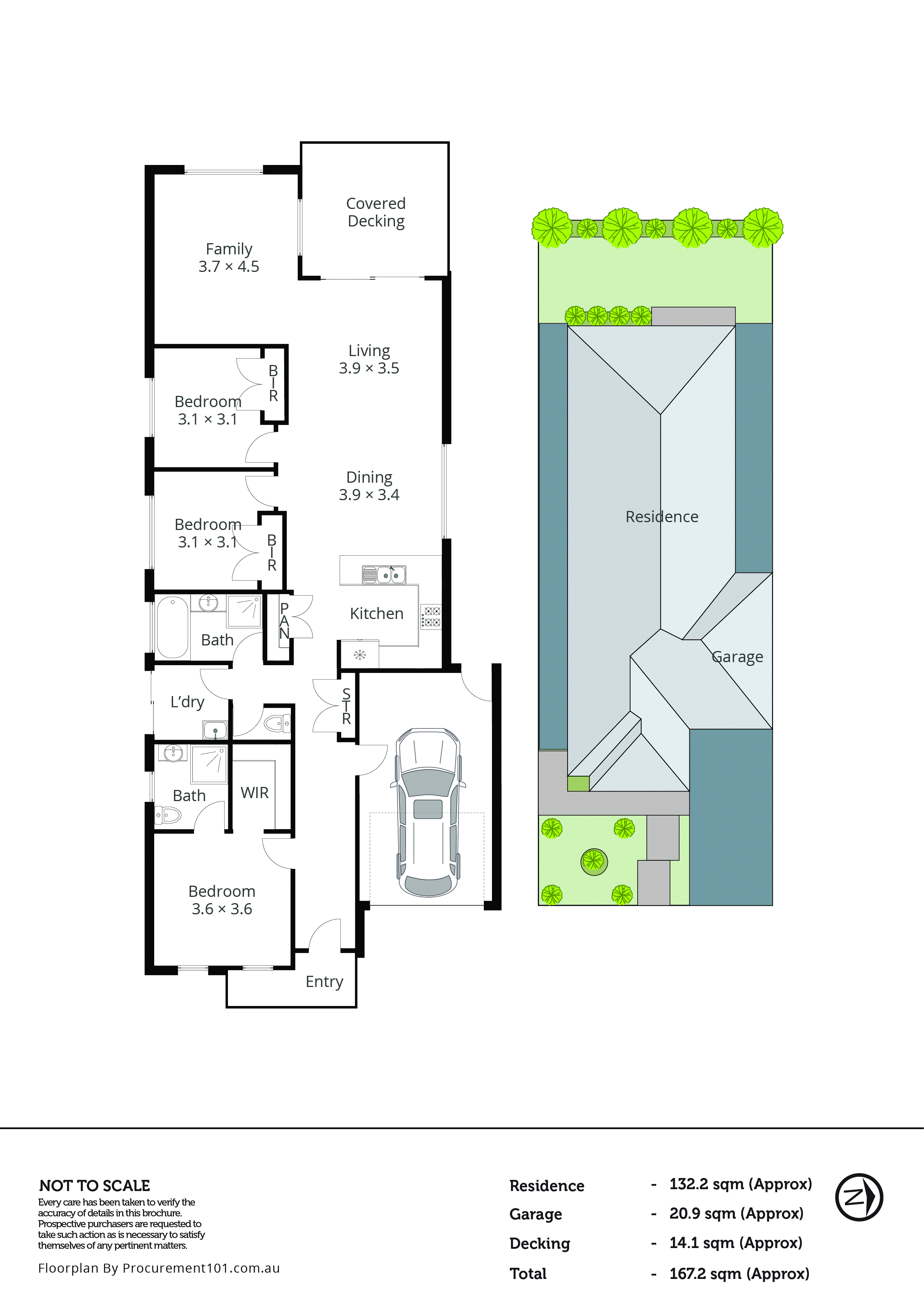 13 Wattleseed Way, Keysborough VIC 3173 - Floorplan