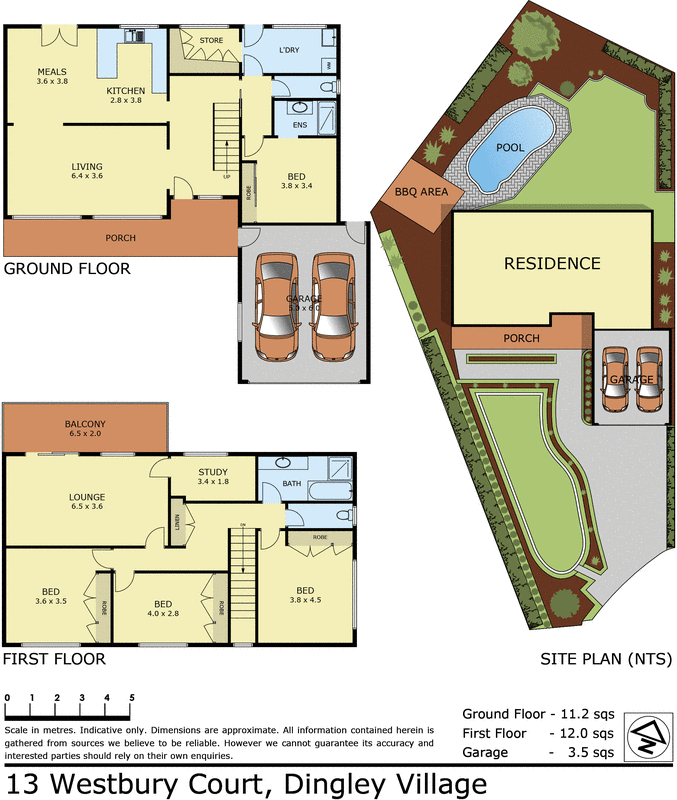 13 Westbury Court, Dingley Village VIC 3172 - Floorplan