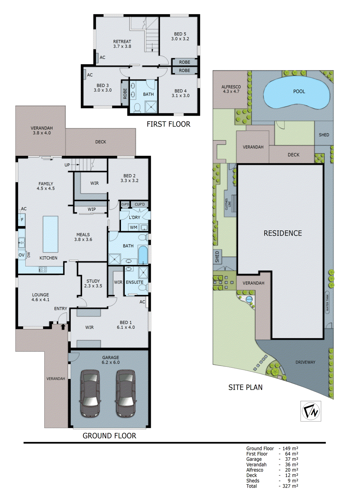 13 Wildoer Drive, Aspendale Gardens VIC 3195 - Floorplan