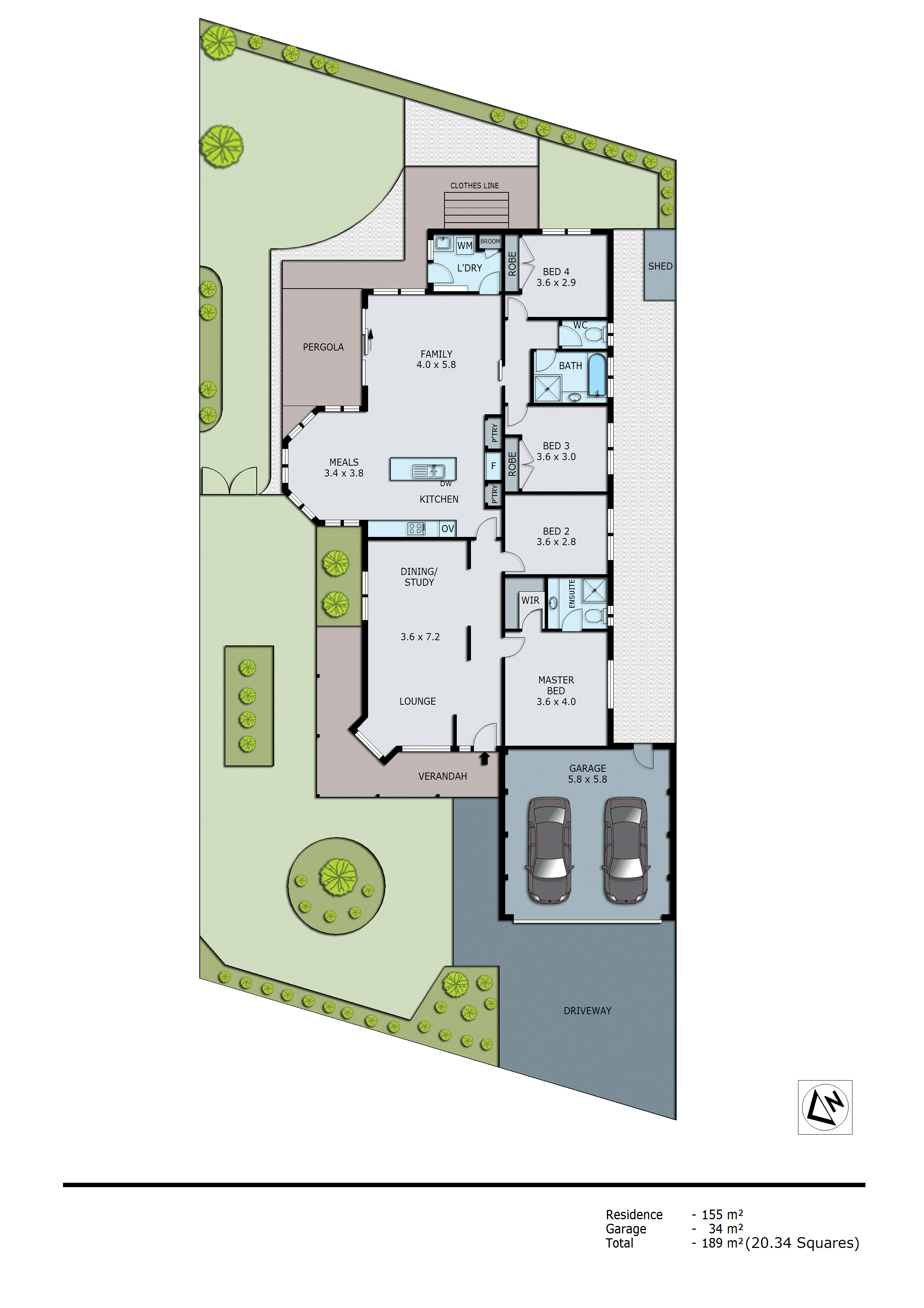 13 Winners Circle, Aspendale Gardens VIC 3195 - Floorplan