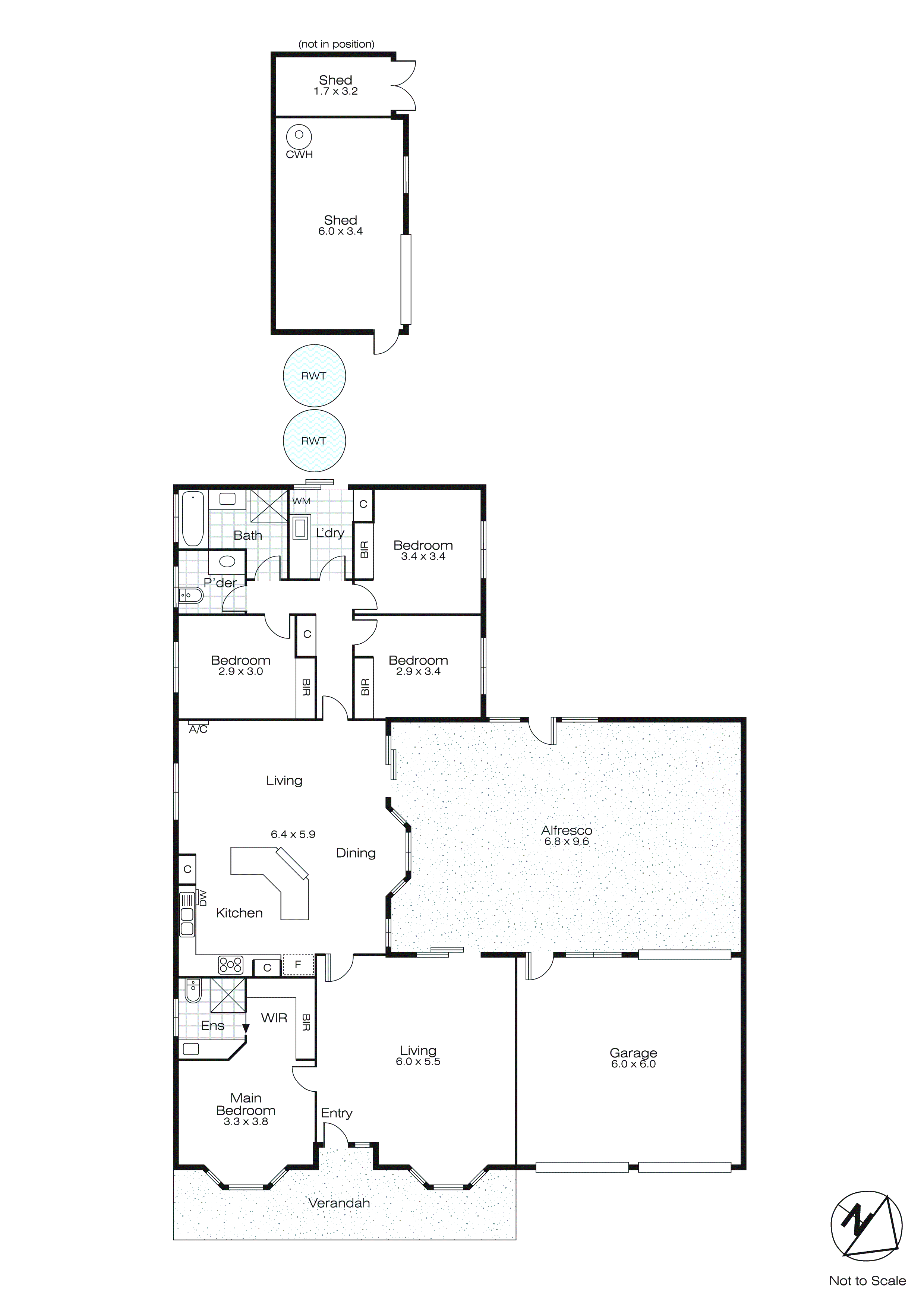 13 Wirilda Court, Mount Helen VIC 3350 - Floorplan