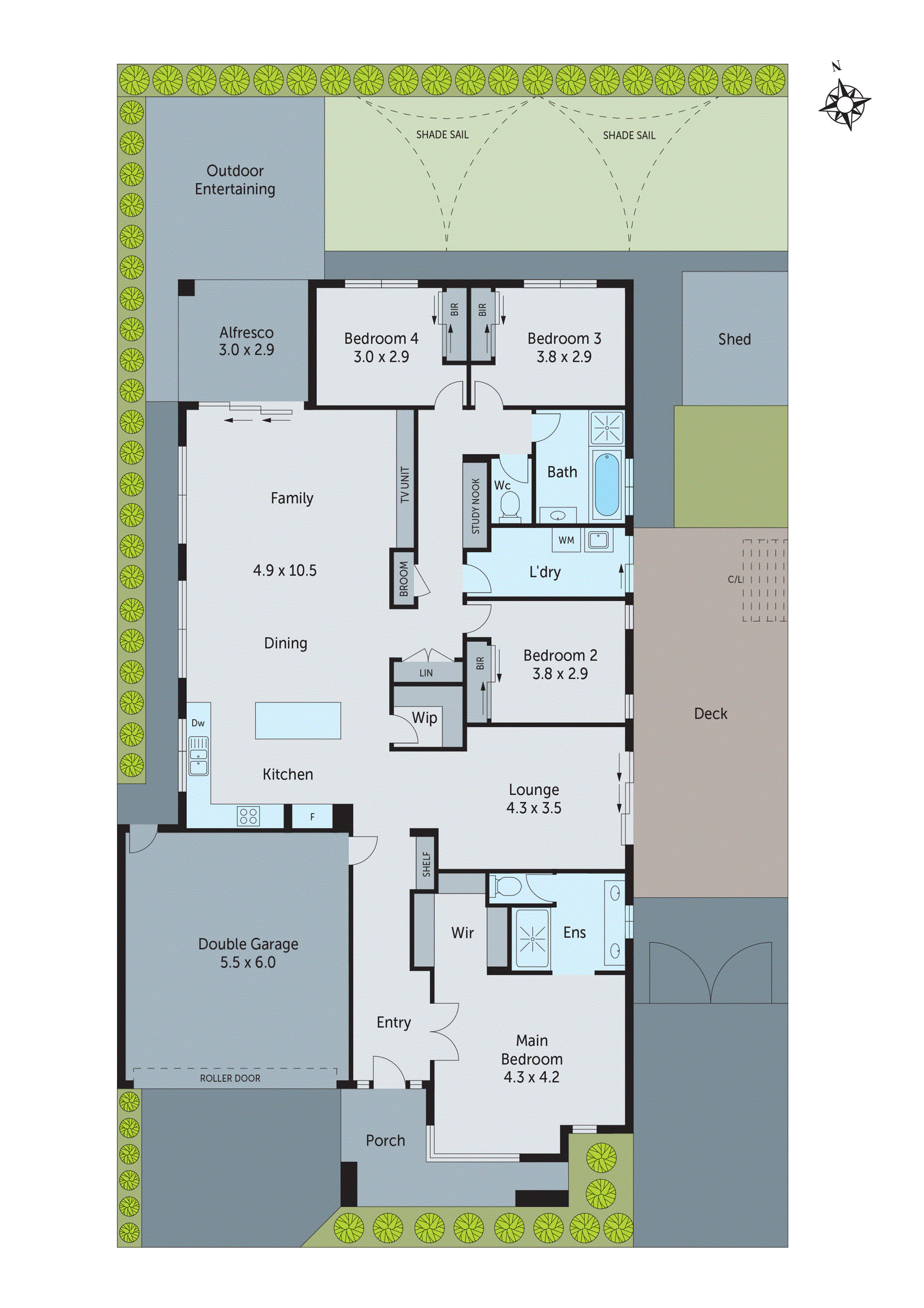 13 Yellowstone Avenue, Curlewis VIC 3222 - Floorplan