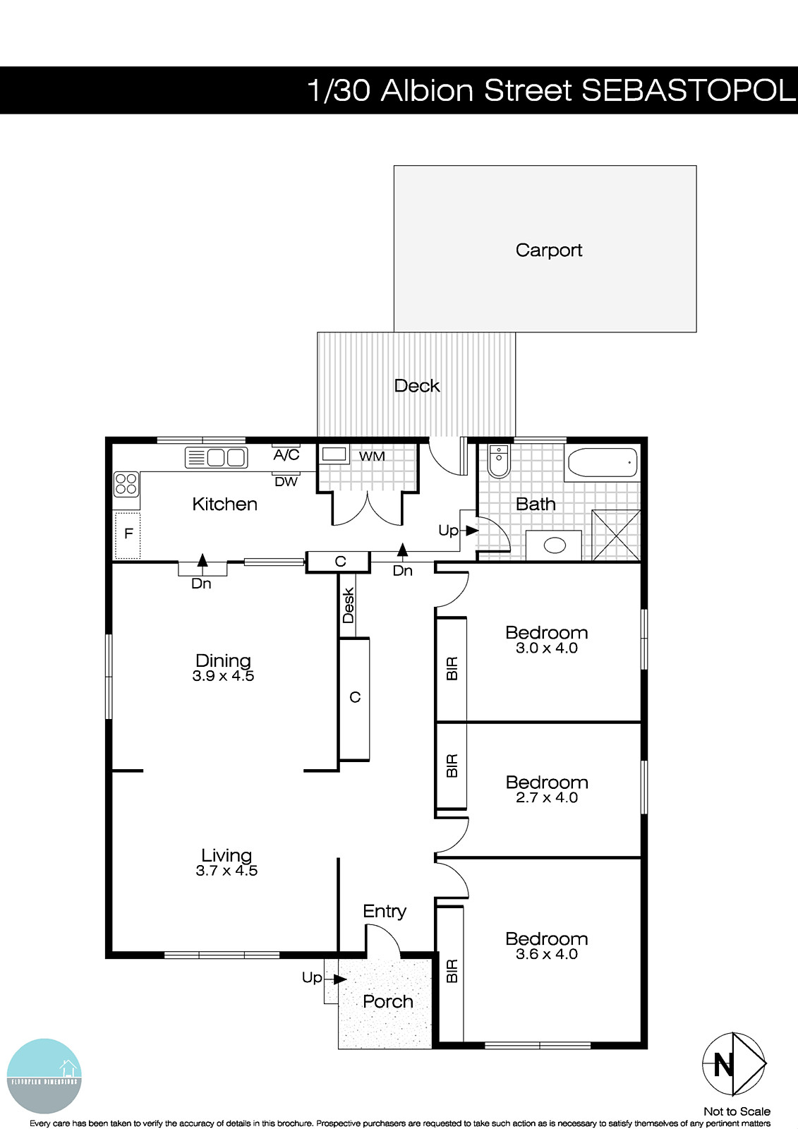 1/30 Albion Street, Sebastopol VIC 3356 - Floorplan