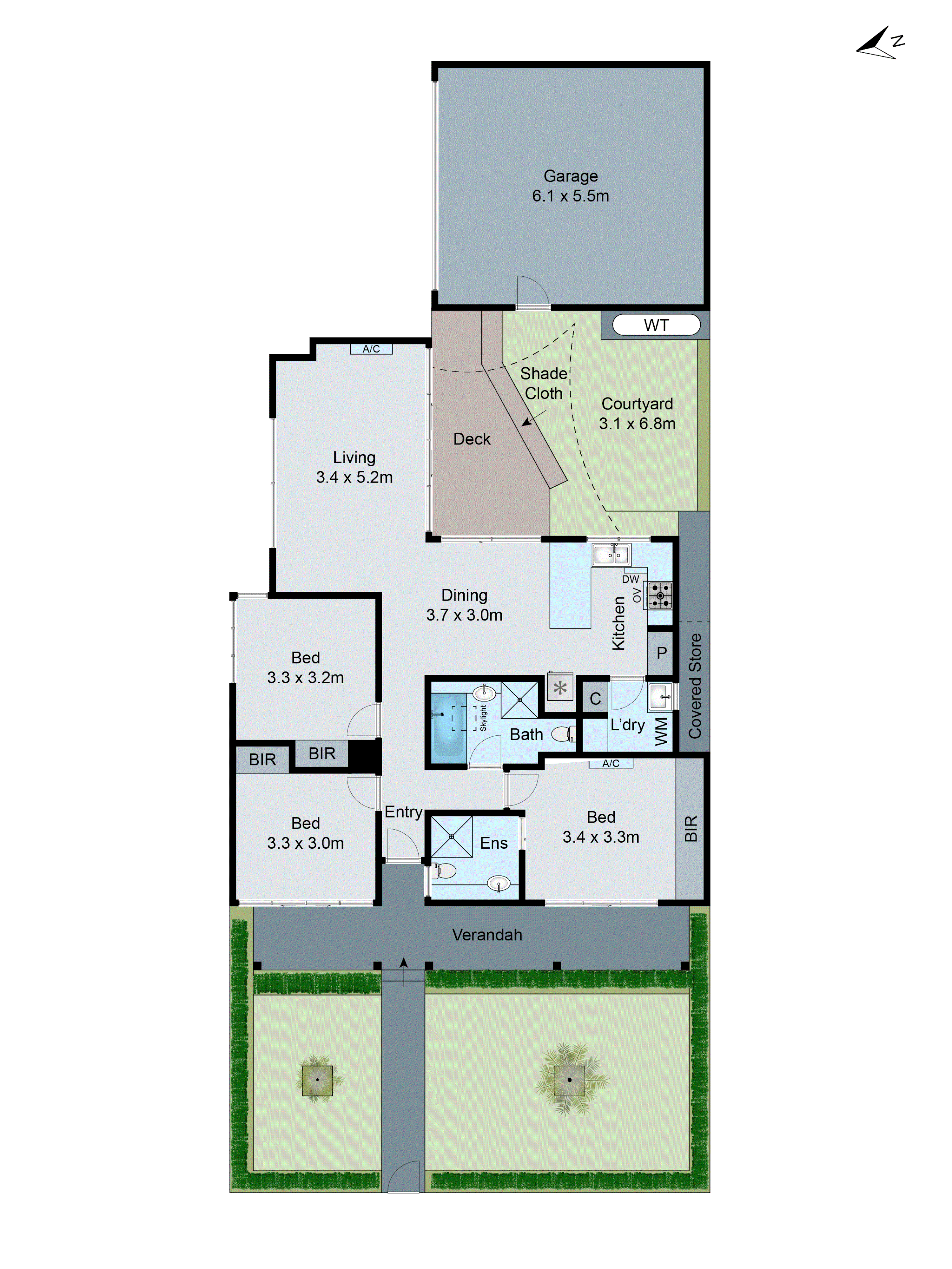 1/30 Cameron Avenue, Oakleigh South VIC 3167 - Floorplan