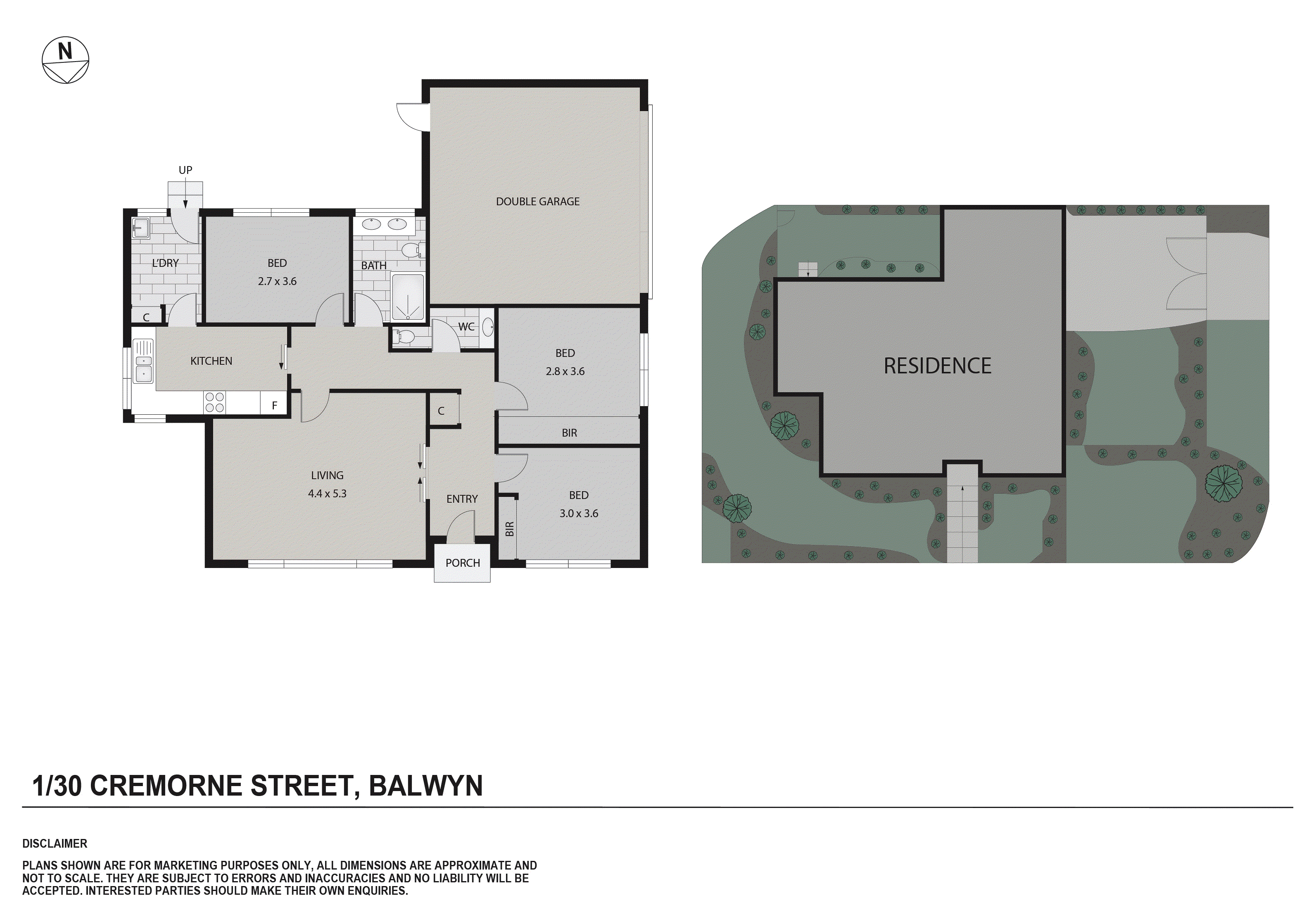 1/30 Cremorne Street, Balwyn VIC 3103 - Floorplan