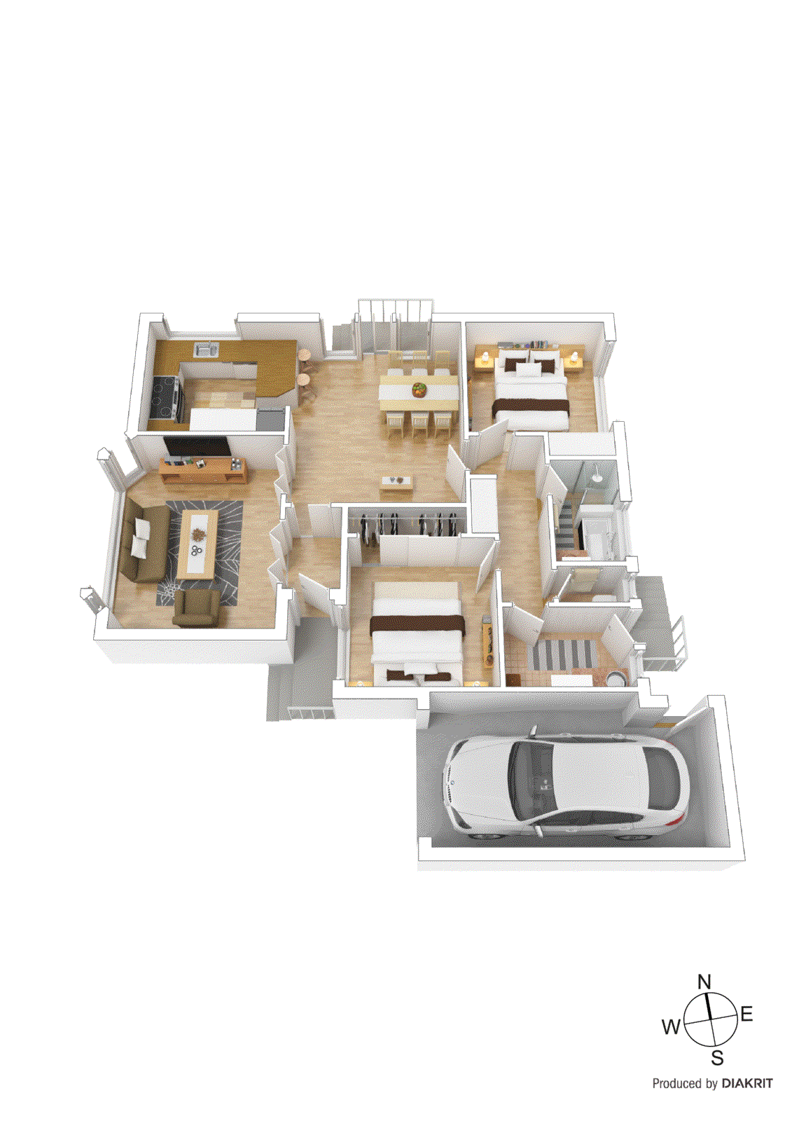 1/30 Finch Street, Notting Hill VIC 3168 - Floorplan