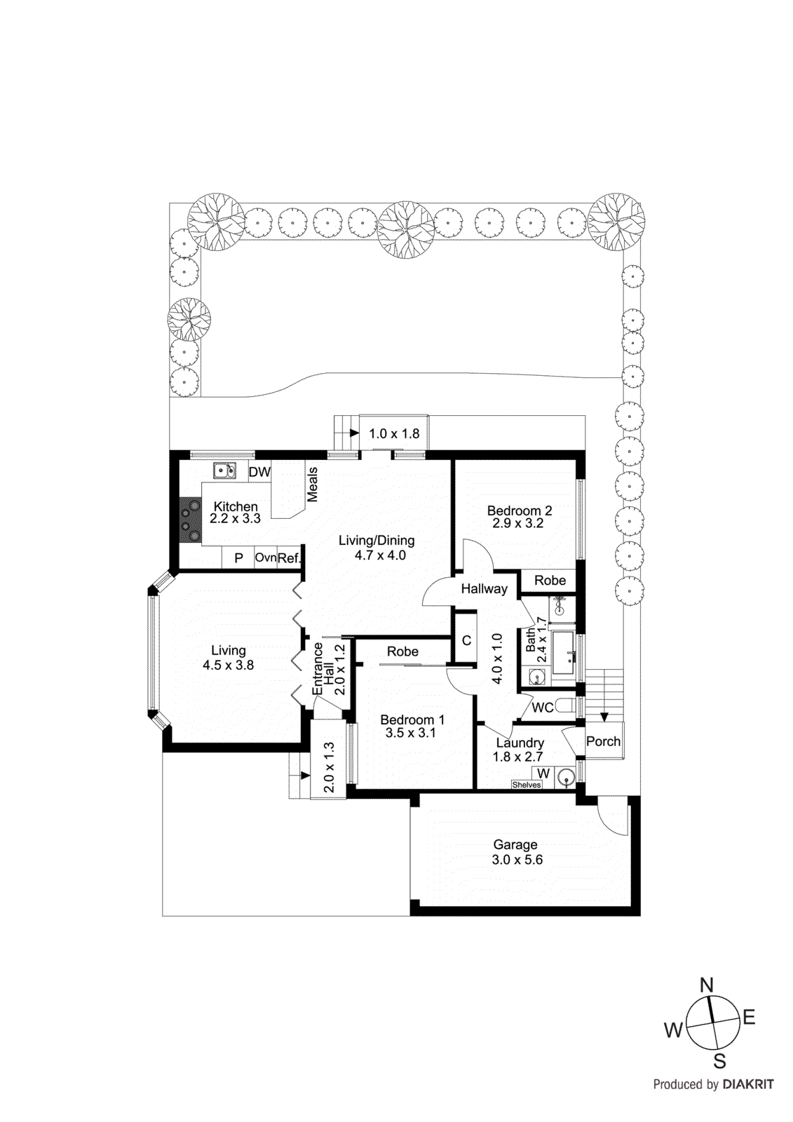 1/30 Finch Street, Notting Hill VIC 3168 - Floorplan