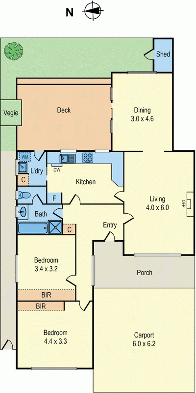 1/30 Houston Street, MENTONE VIC 3194 - Floorplan