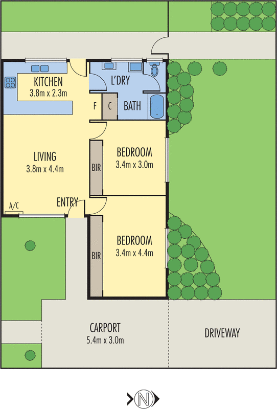 1/30 Matlock Street, Herne Hill VIC 3218 - Floorplan