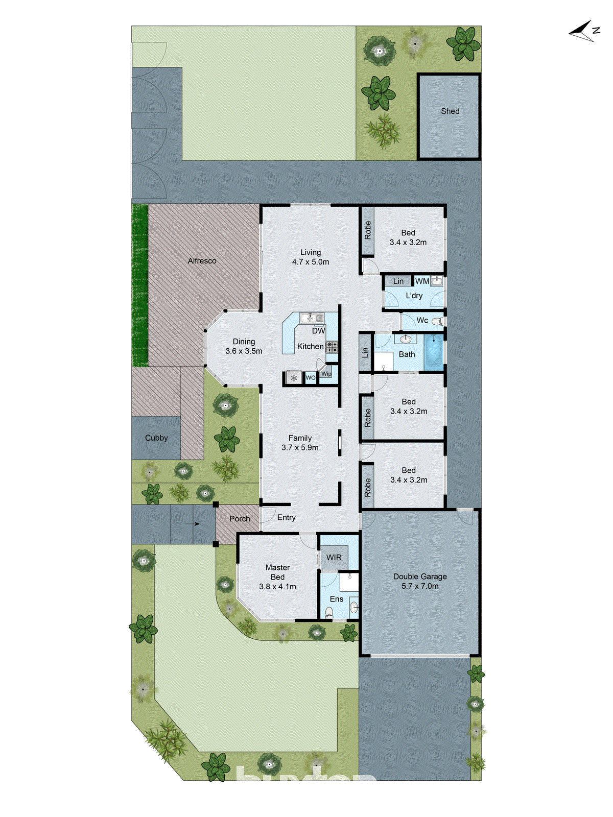 130 Rollins Road, Bell Post Hill VIC 3215 - Floorplan