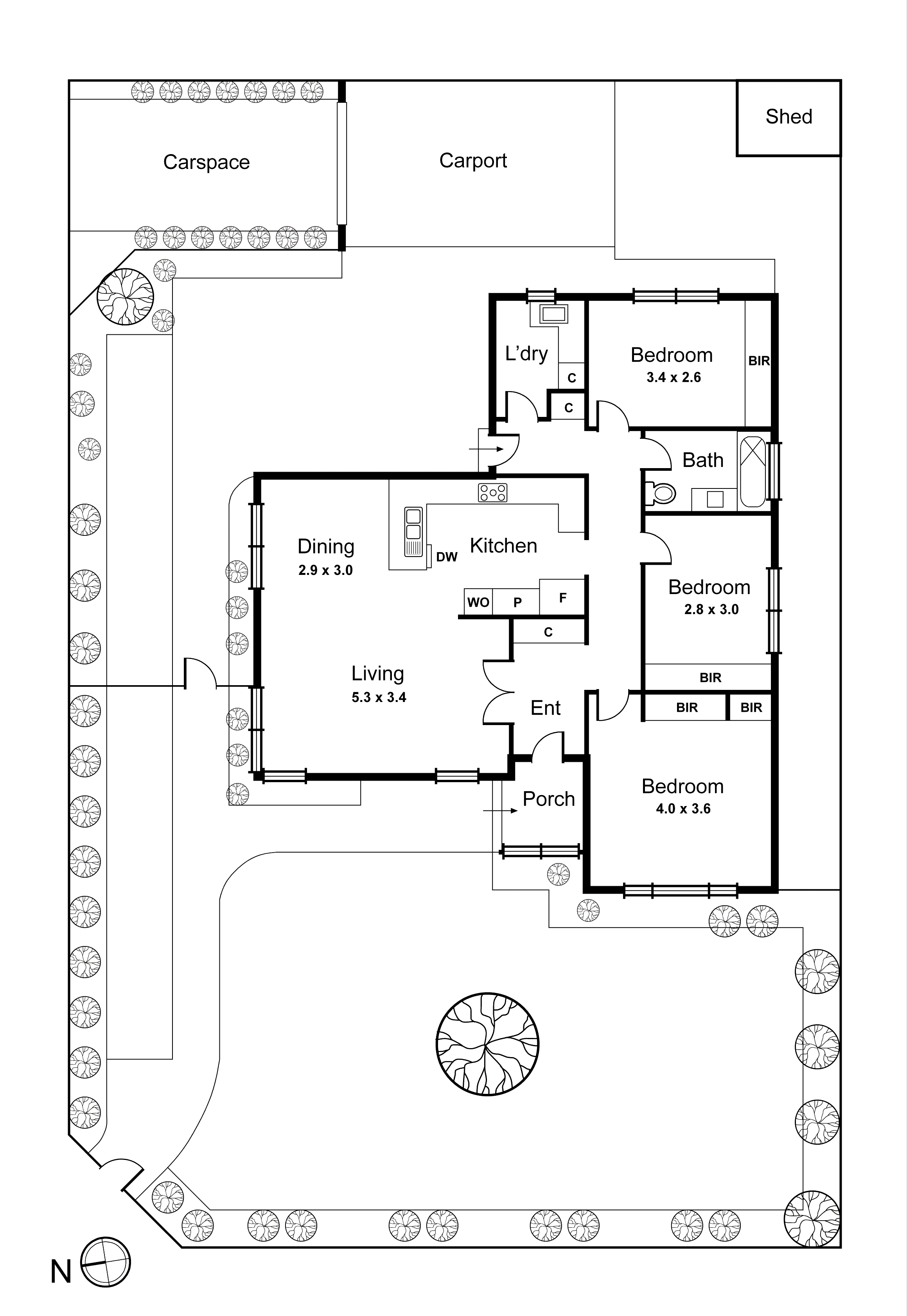 1/30 Shafton Street, Huntingdale VIC 3166 - Floorplan