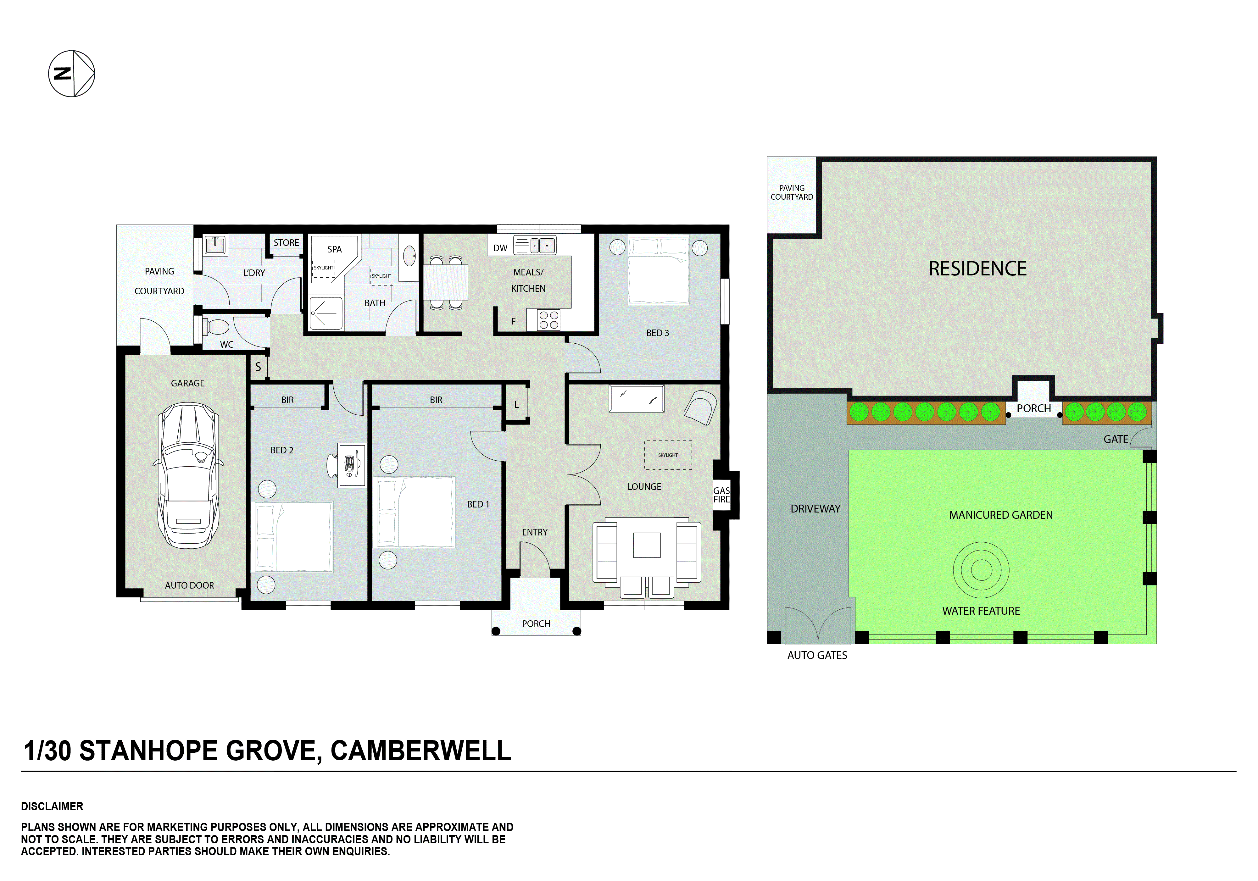1/30 Stanhope Grove, Camberwell VIC 3124 - Floorplan