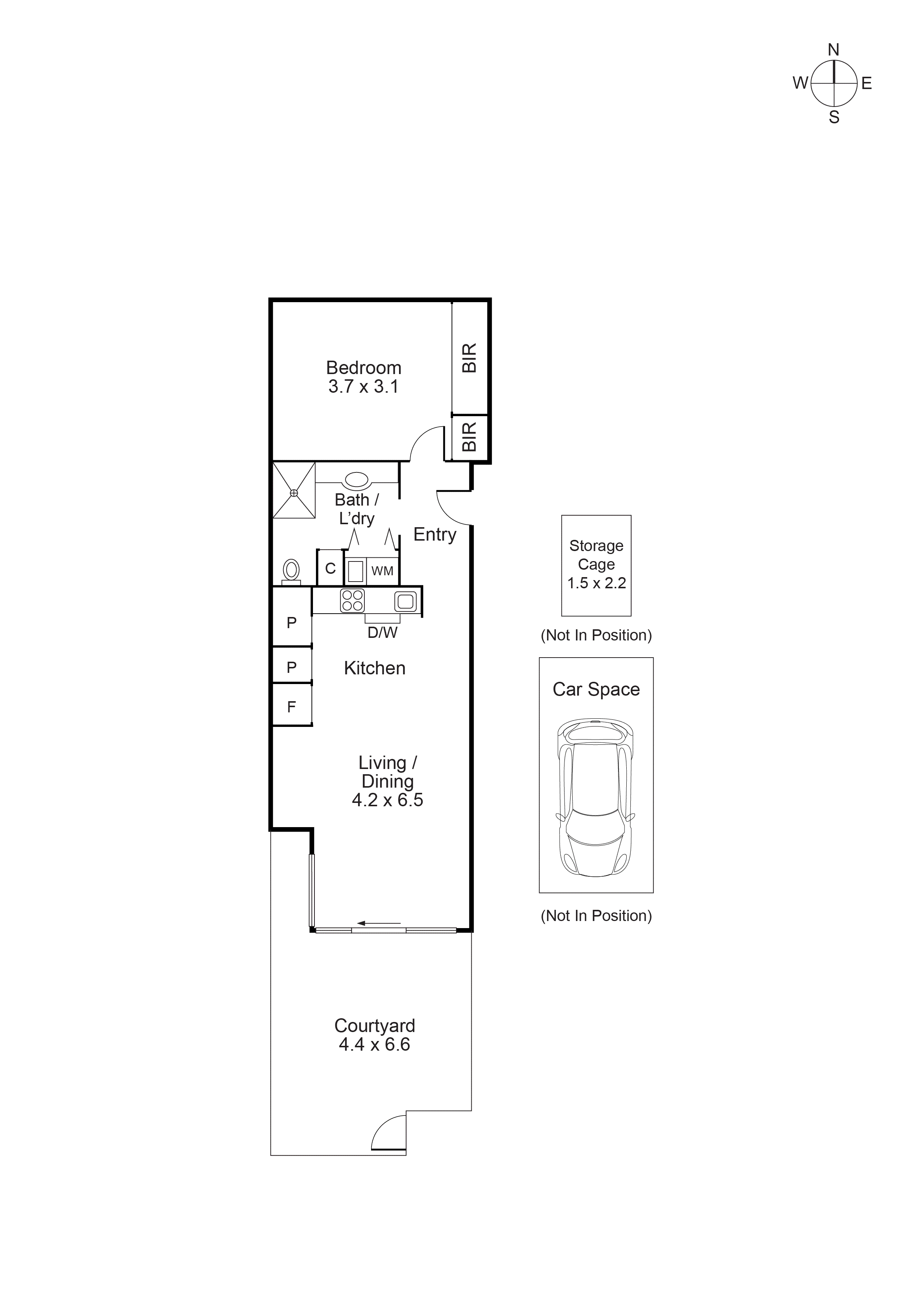 1/30 The Esplanade, St Kilda VIC 3182 - Floorplan