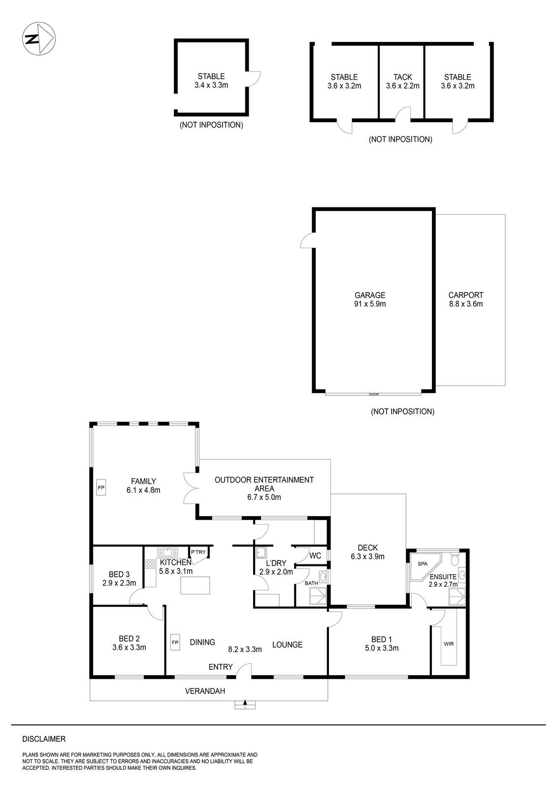 130 Trunk Lead Road, Bunkers Hill VIC 3352 - Floorplan