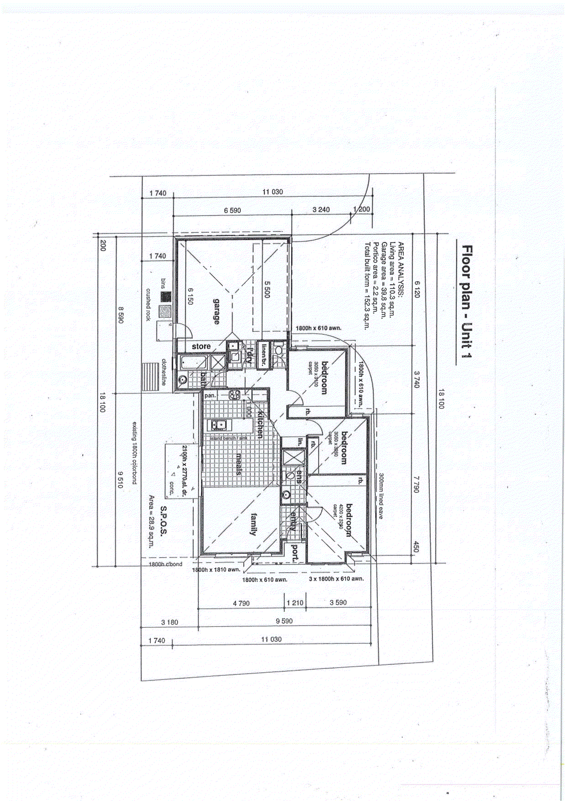 1/301 Bell Street, Redan VIC 3350 - Floorplan