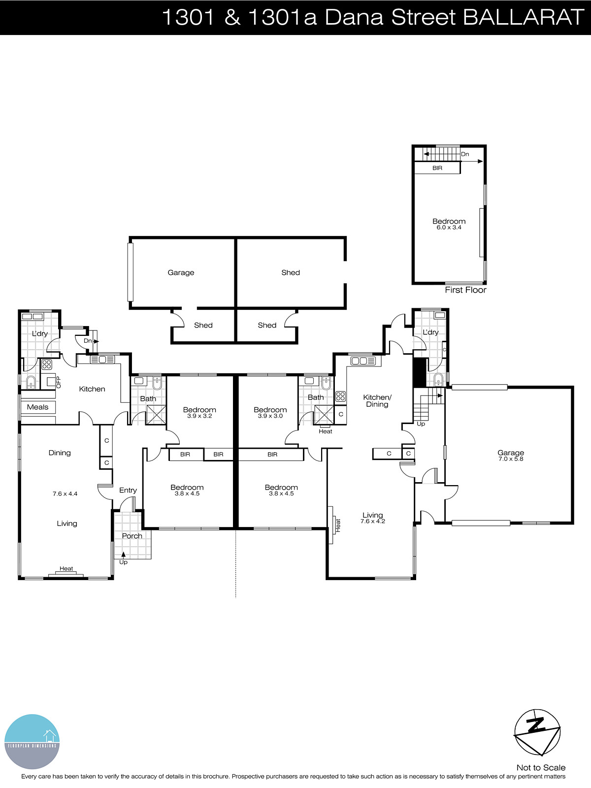 1301 Dana Street, Ballarat Central VIC 3350 - Floorplan