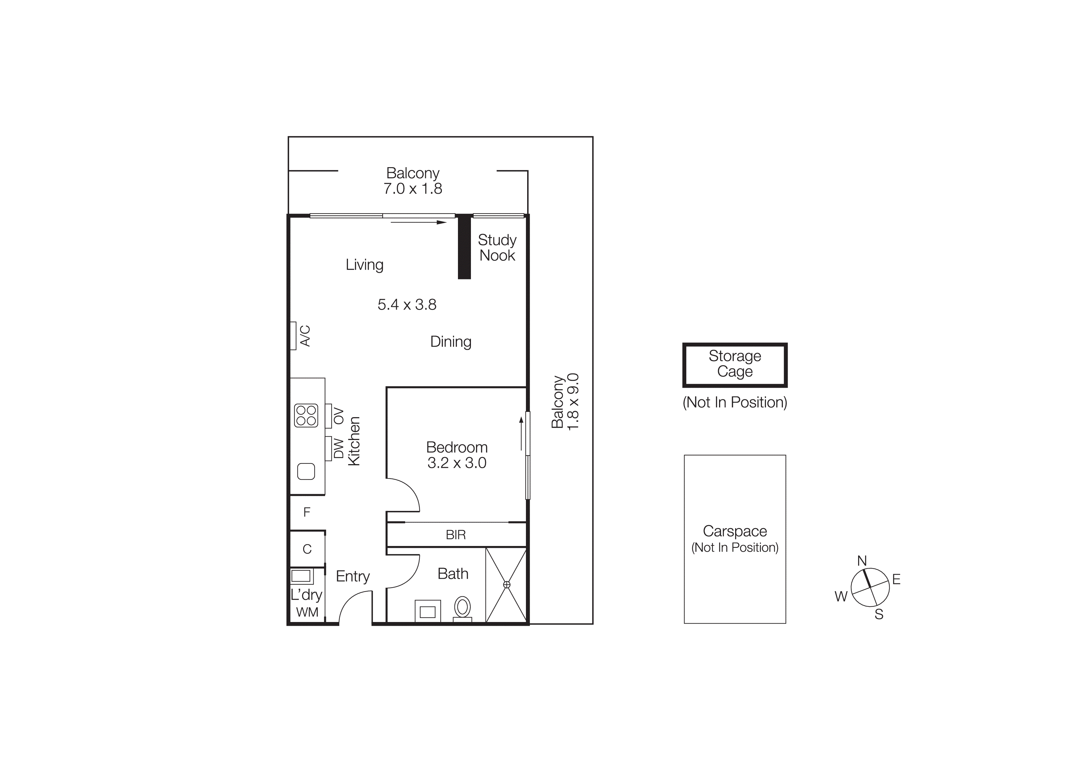 1302/6 St Kilda Road, St Kilda VIC 3182 - Floorplan