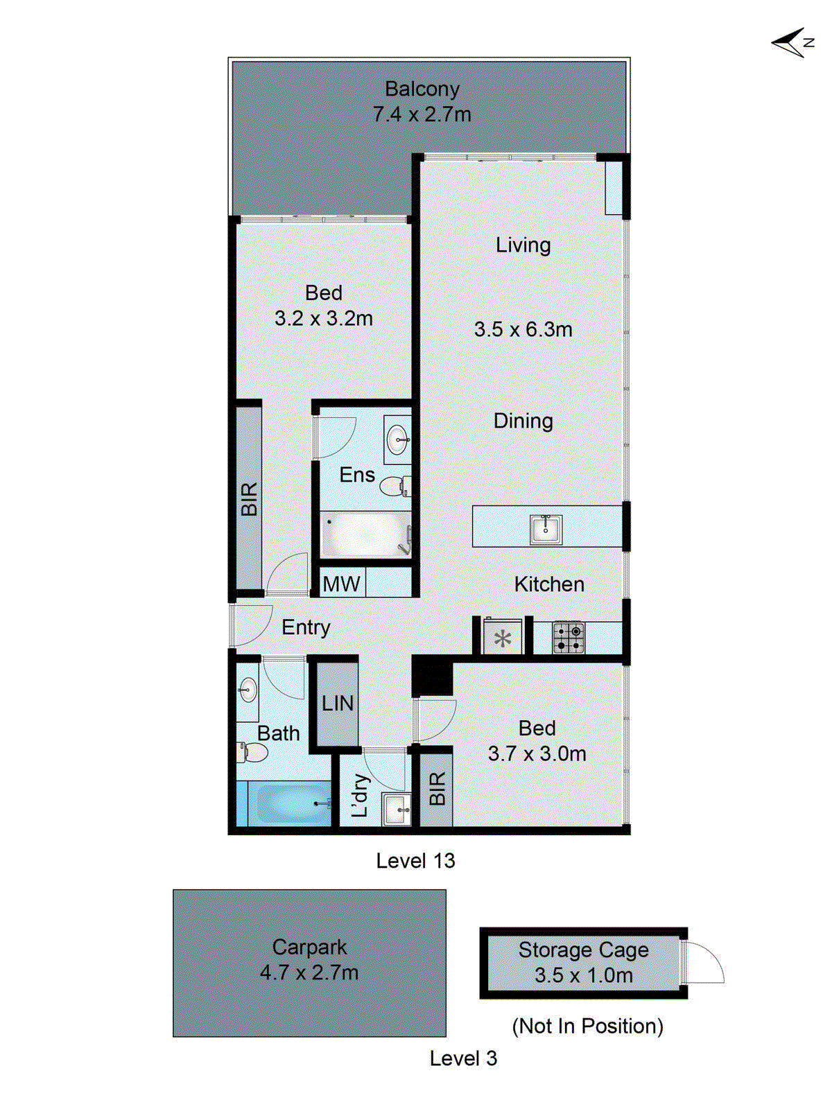 1306/18-20 Cavendish Street, Geelong VIC 3220 - Floorplan