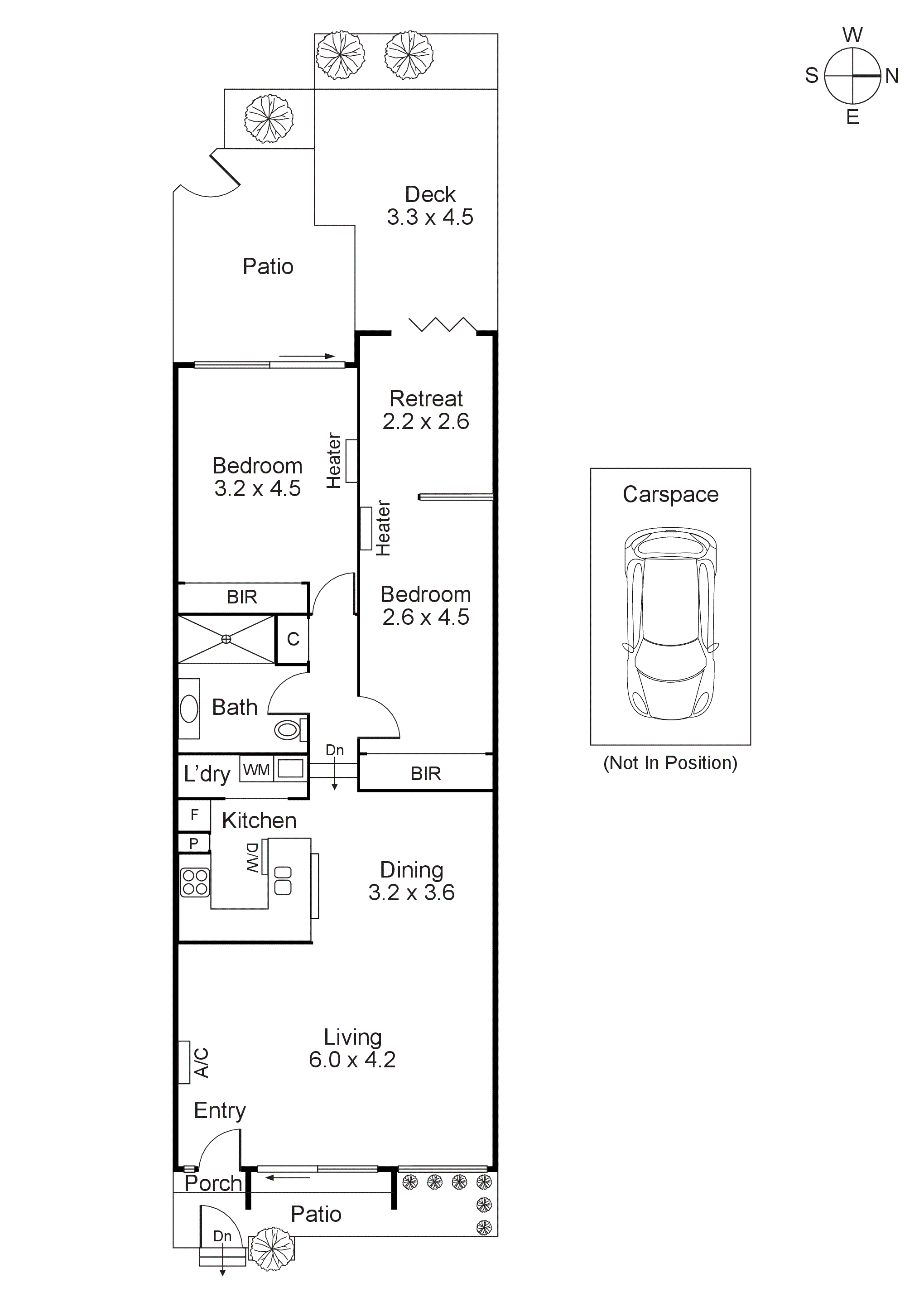 1/307-309 New Street, Brighton VIC 3186 - Floorplan