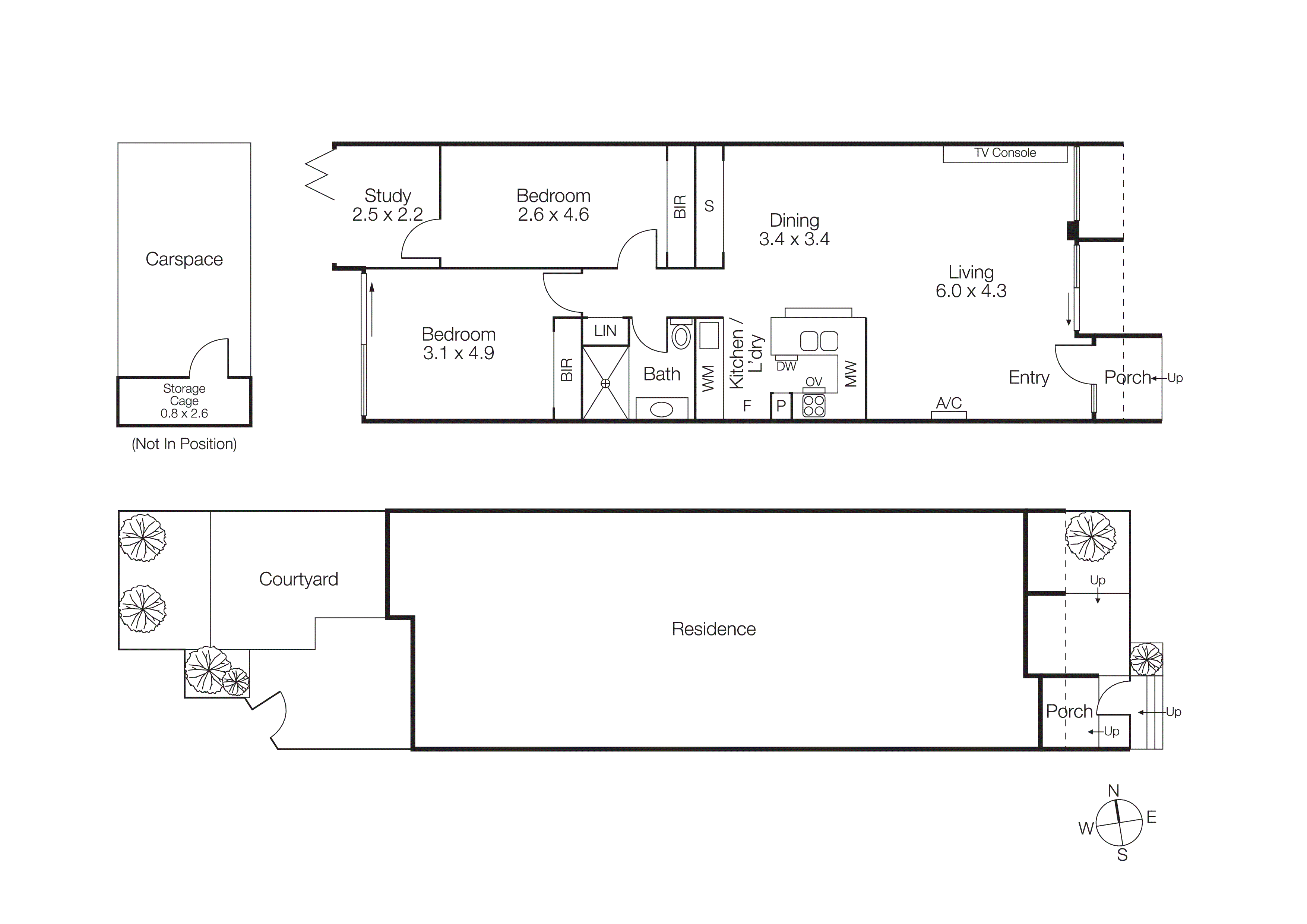 1/307 New Street, Brighton VIC 3186 - Floorplan