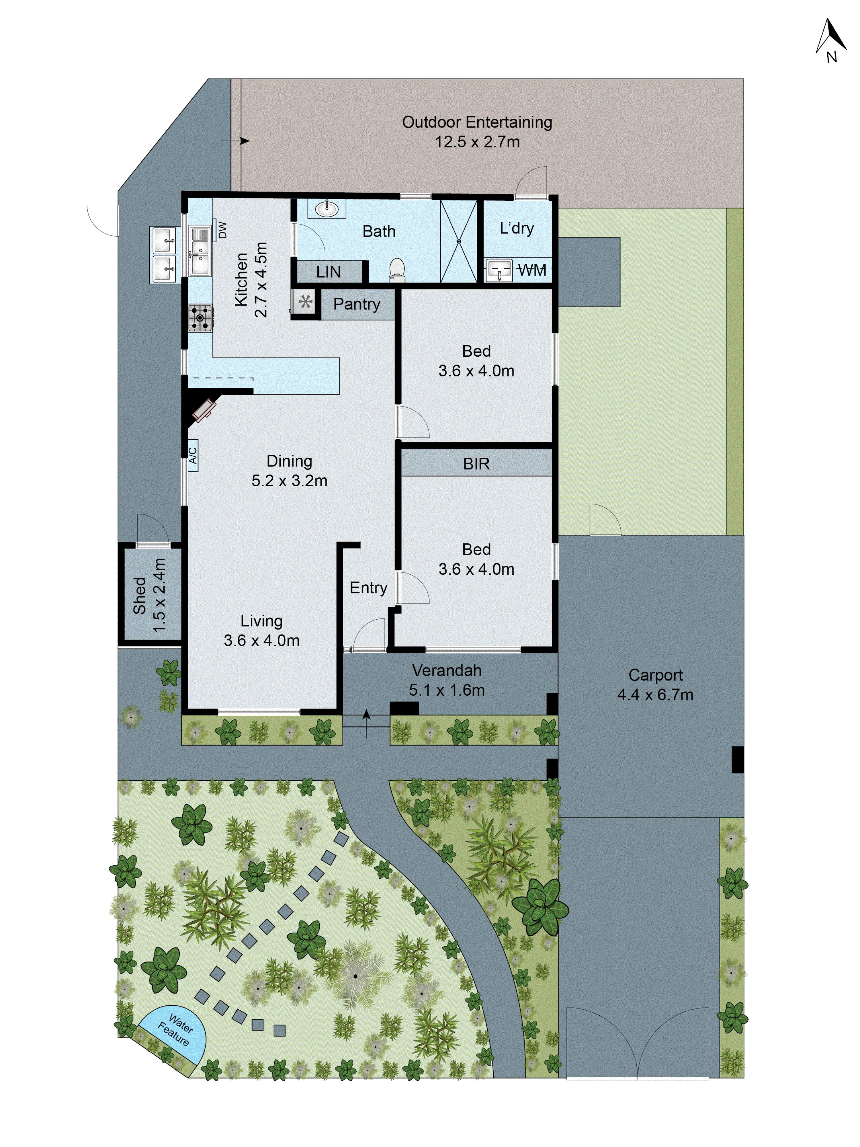1/308 Aberdeen Street, Manifold Heights VIC 3218 - Floorplan